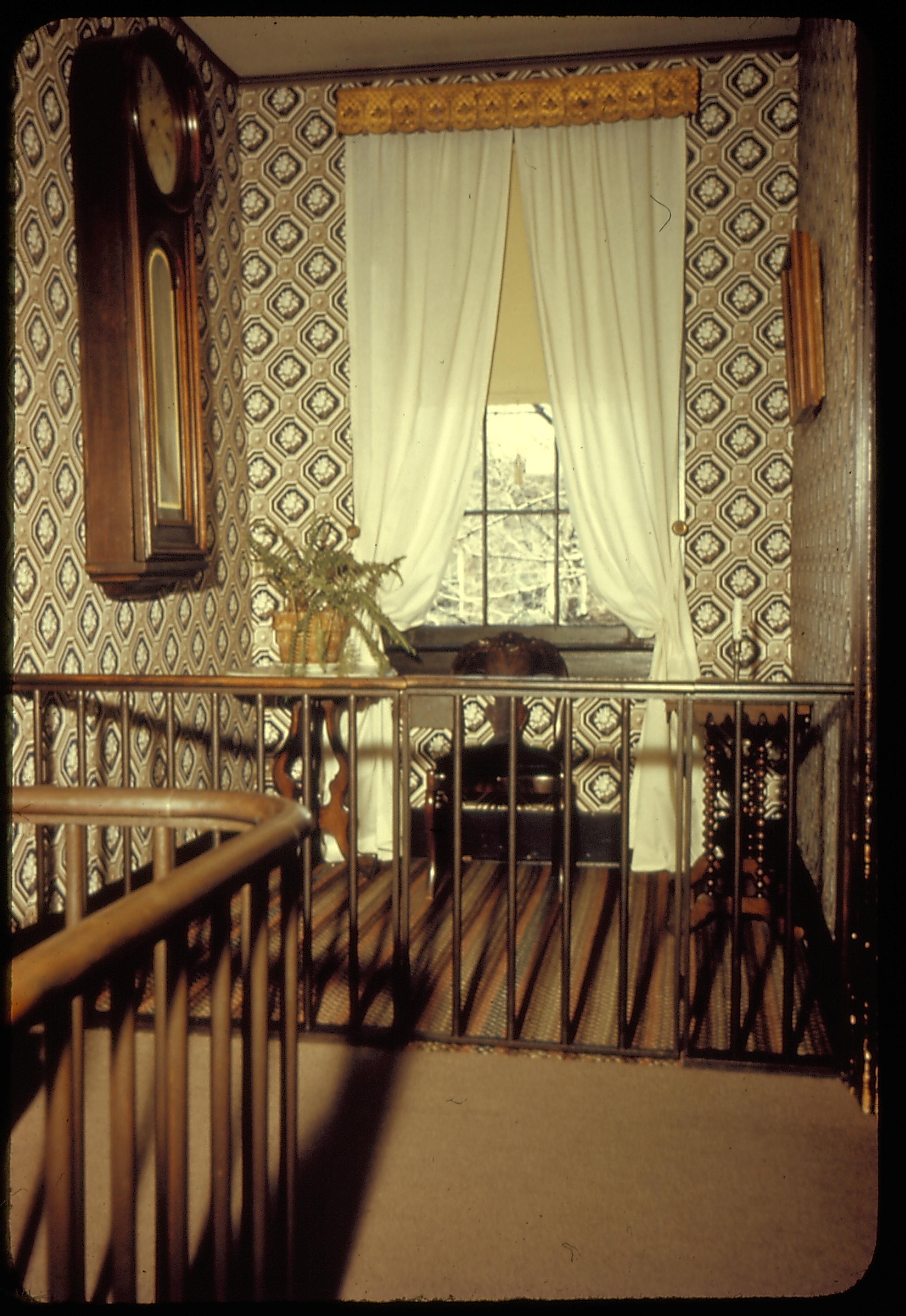 NA from file sleeve: Front Hall - Lincoln Home Lincoln, Home, stair hall, front hall upstairs