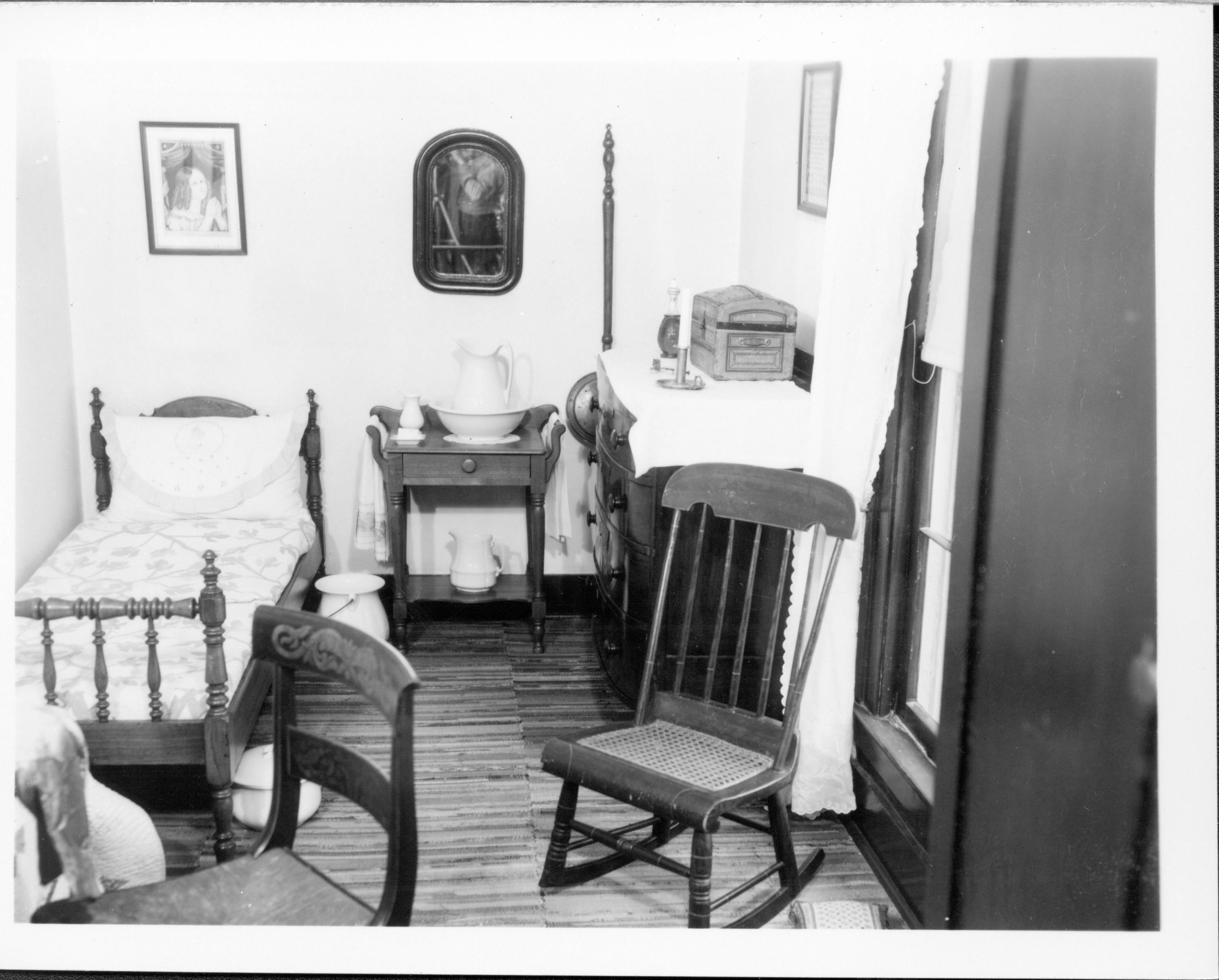 Sewing Room neg.#40, see class.#310 Lincoln, Home, Maids bedroom, Sewing room