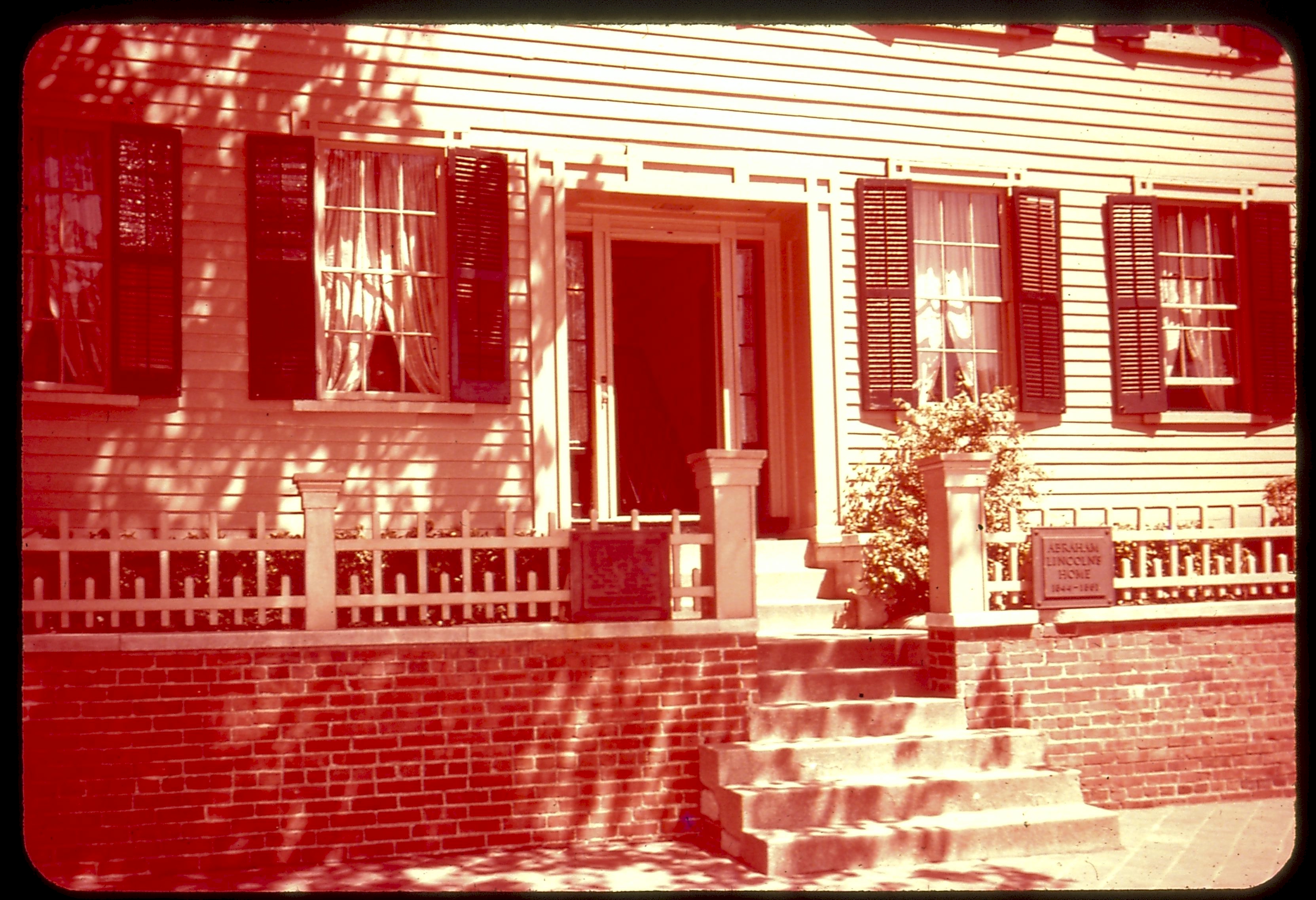 Entrance, Abraham Lincoln's Home, Springfield, Illinois Lincoln, home