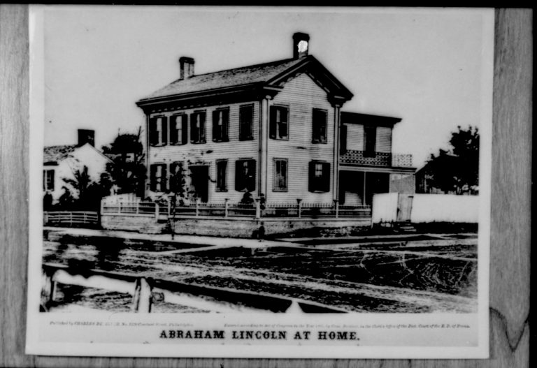 Abraham Lincoln at Home Lincoln, home
