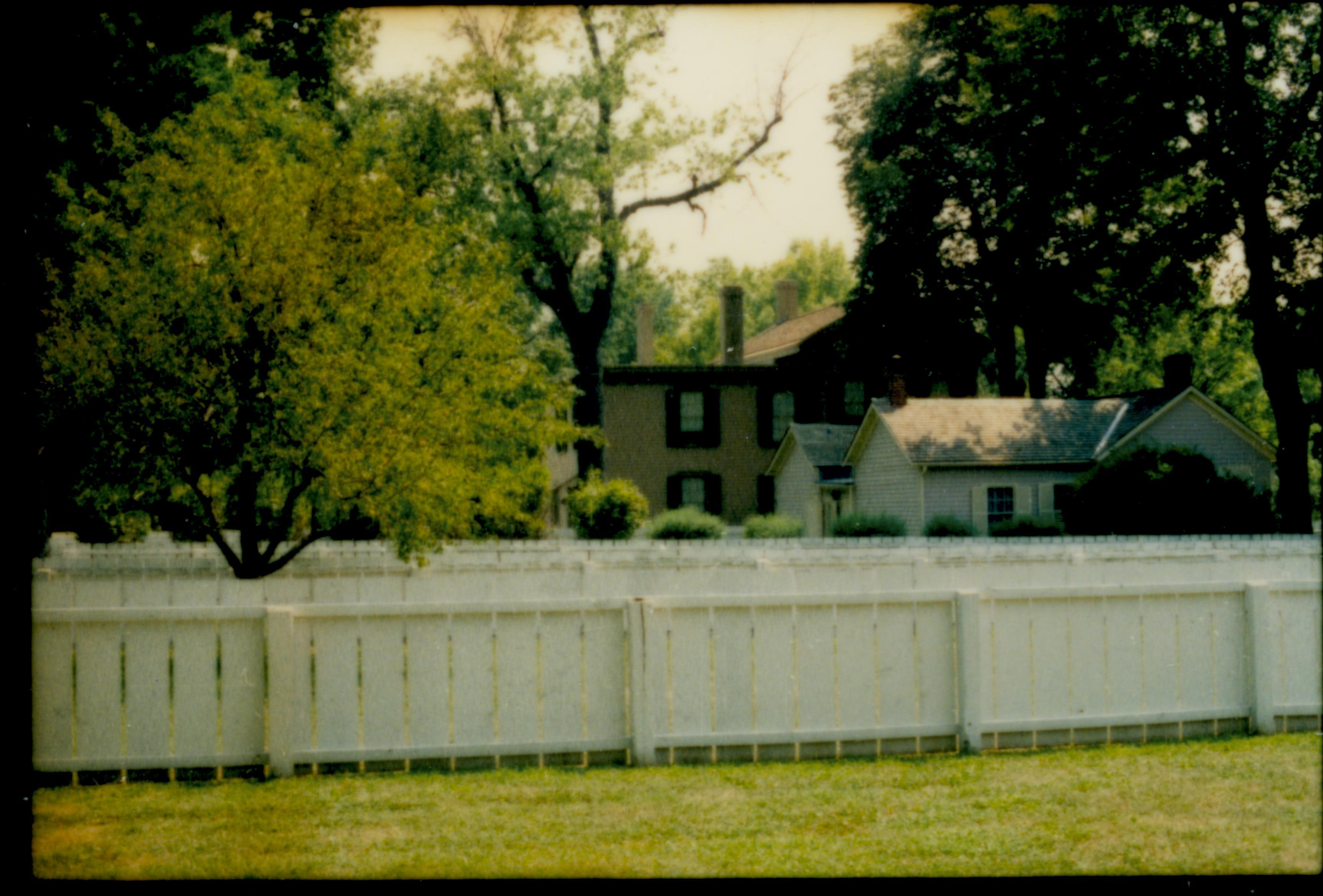 NA file no. 19 Lincoln, home, back, yard, fence