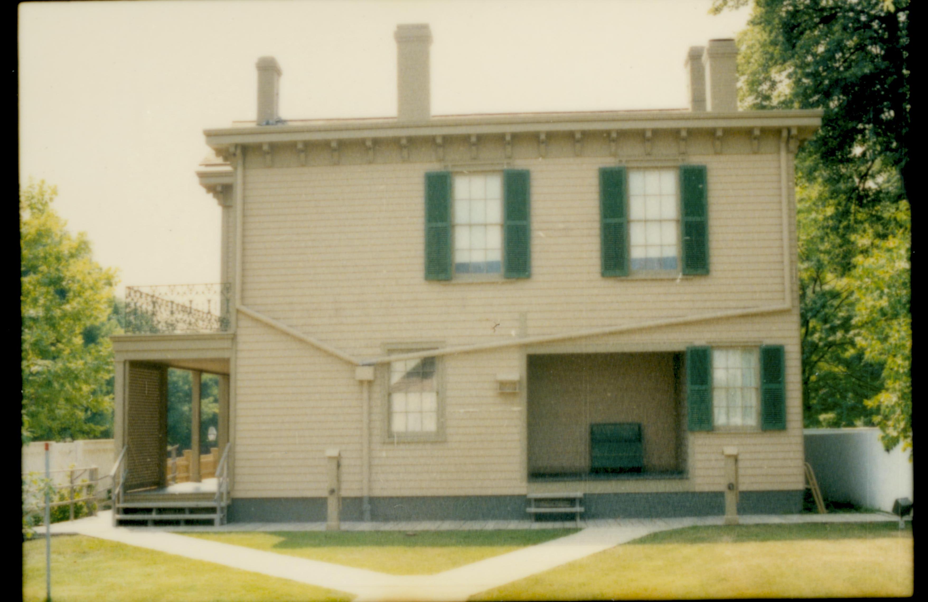 NA file no. 19 Lincoln, home, back, east