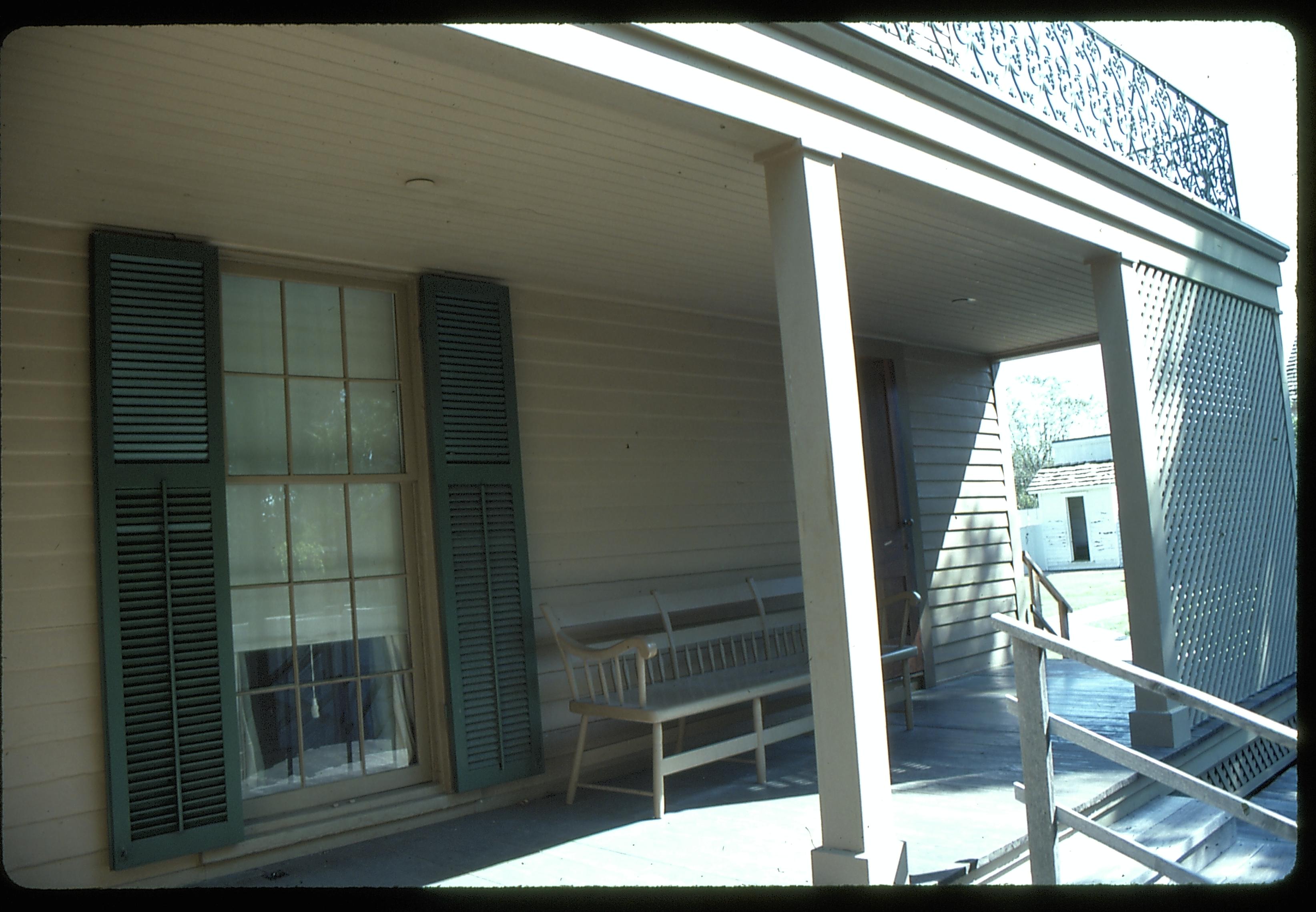 NA Lincoln, home, south porch