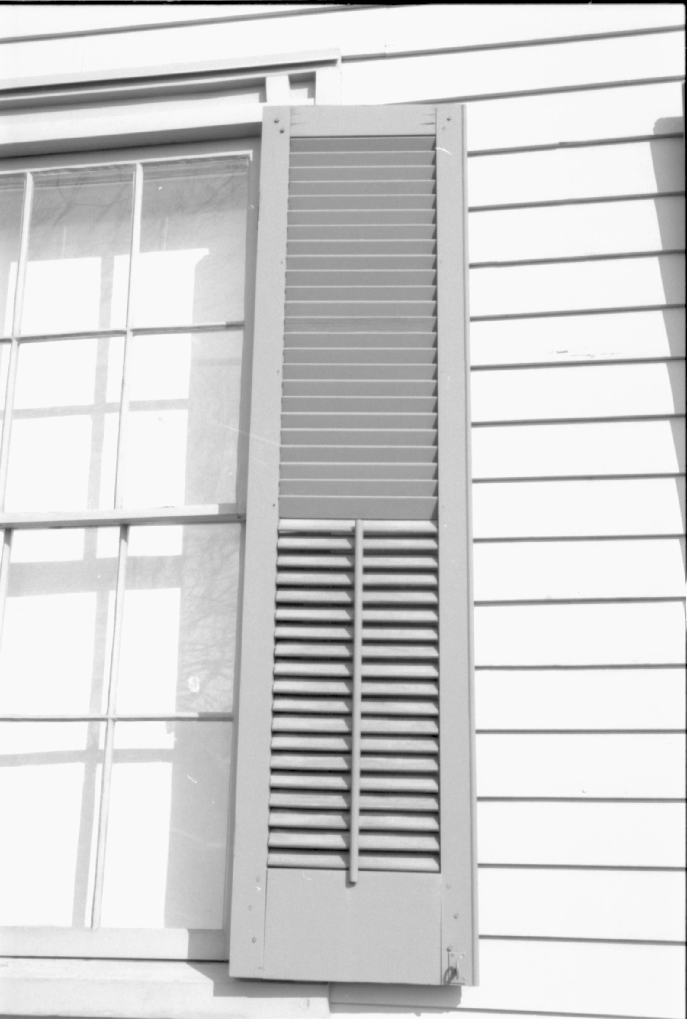 NA details Lincoln, home, window, shutter