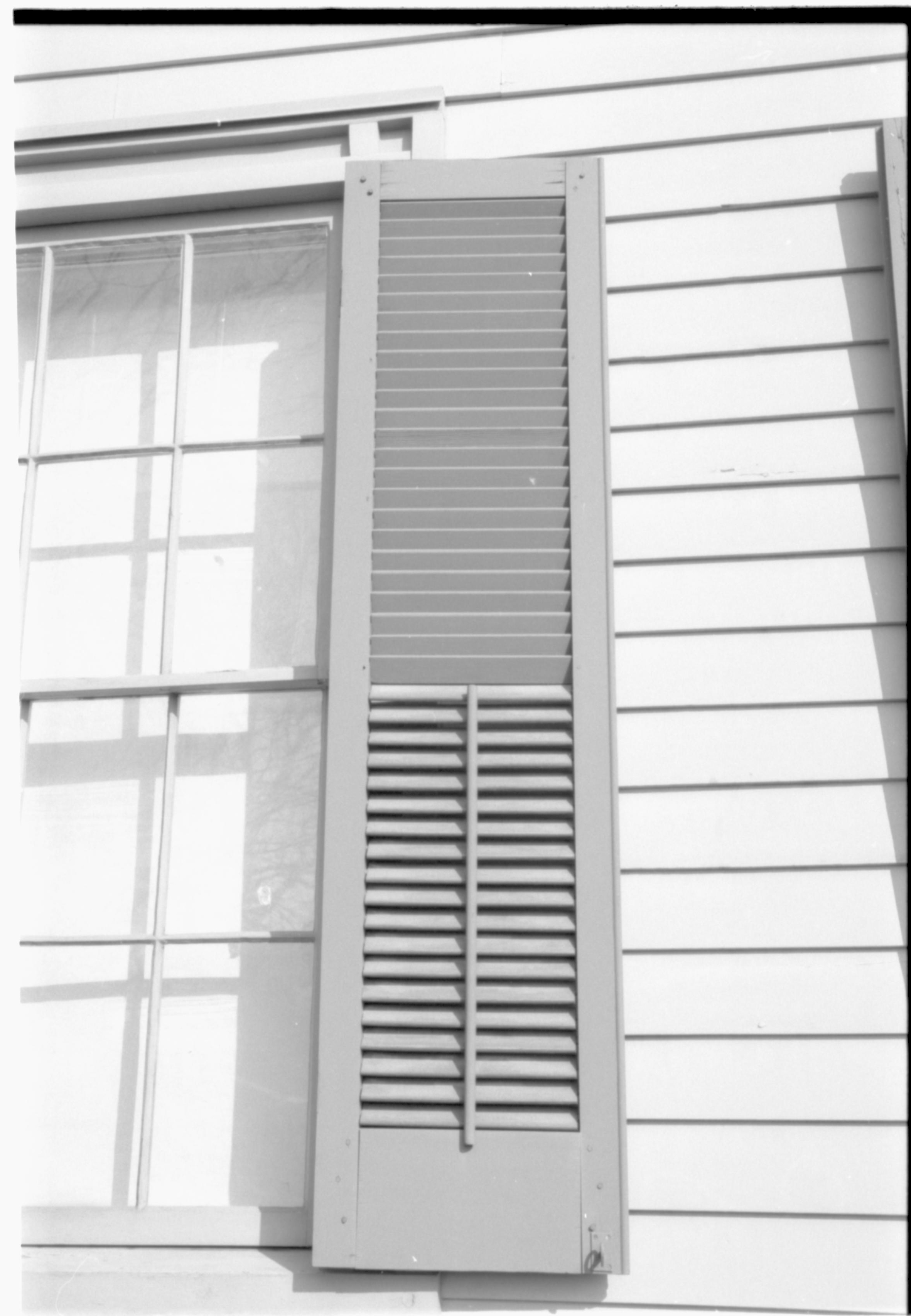 NA details Lincoln, home, window, shutter