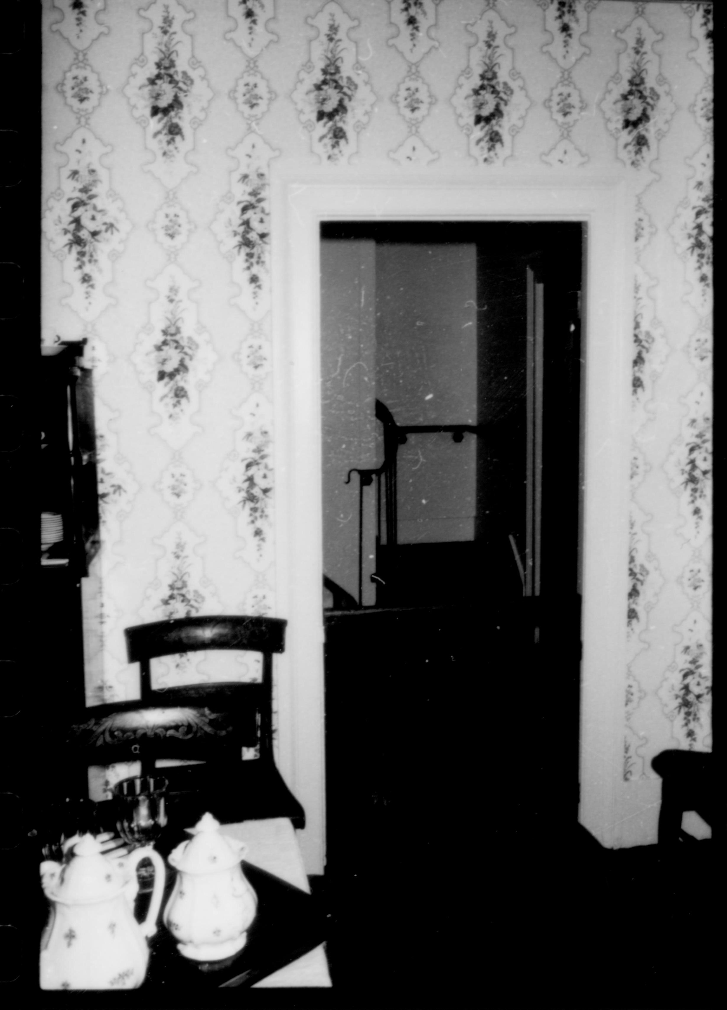 NA Walkway Set; 143 Lincoln Home, Dining Room, View to back