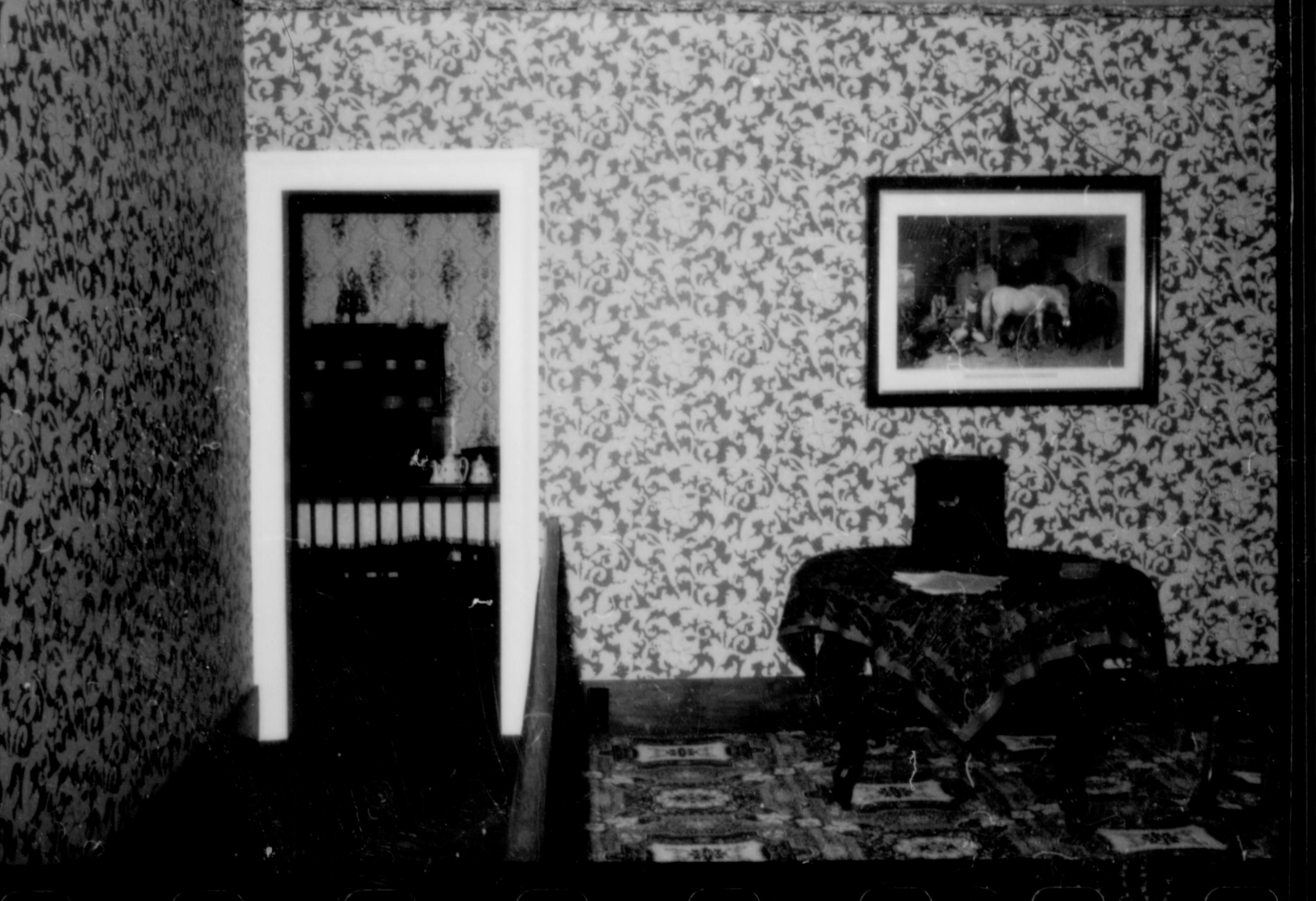 NA Walkway Set; 143 Lincoln Home, Sitting Room, East Wall