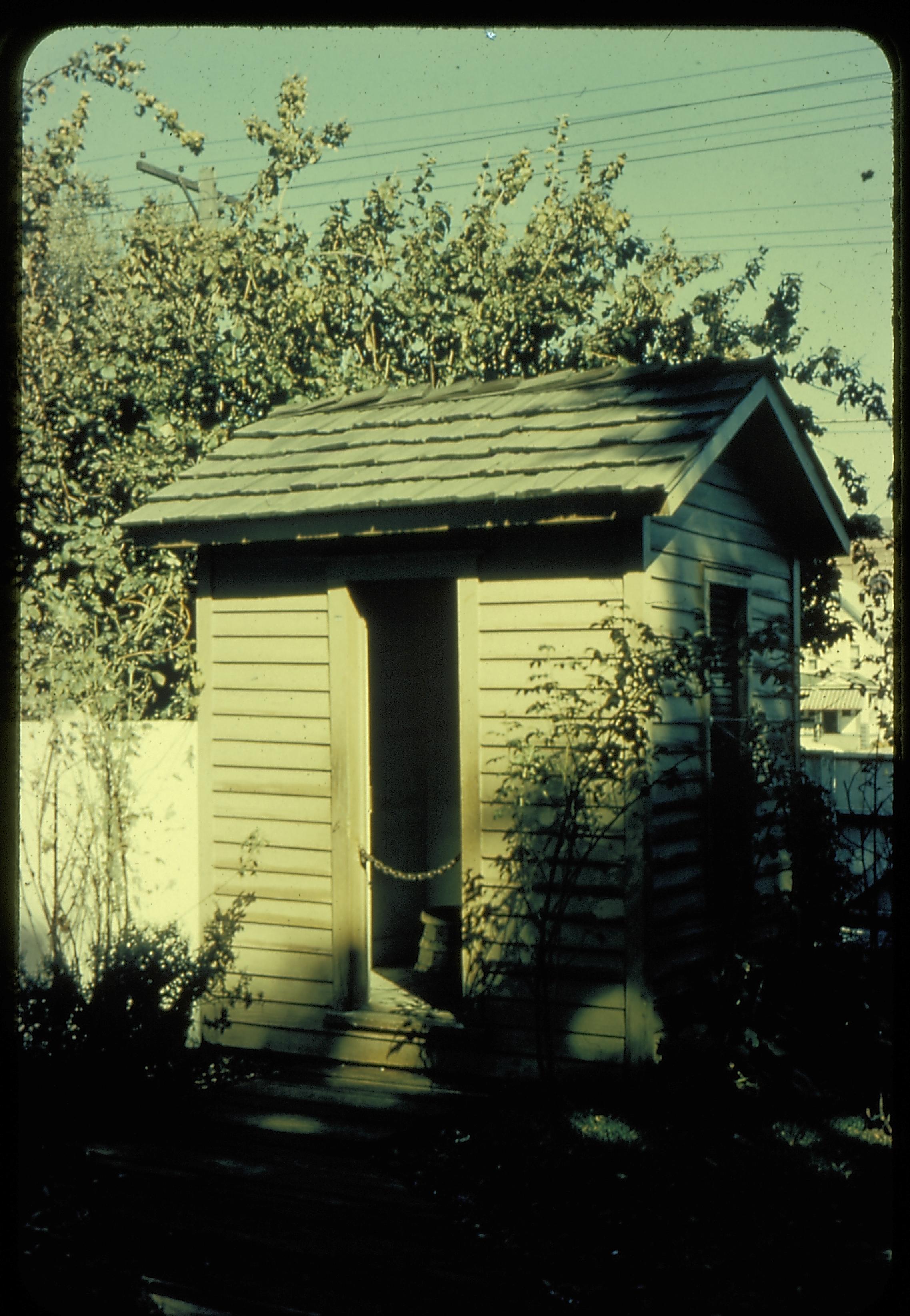 Original 3-Seater Privy - Abraham Lincoln's Home Lincoln Home, Privy