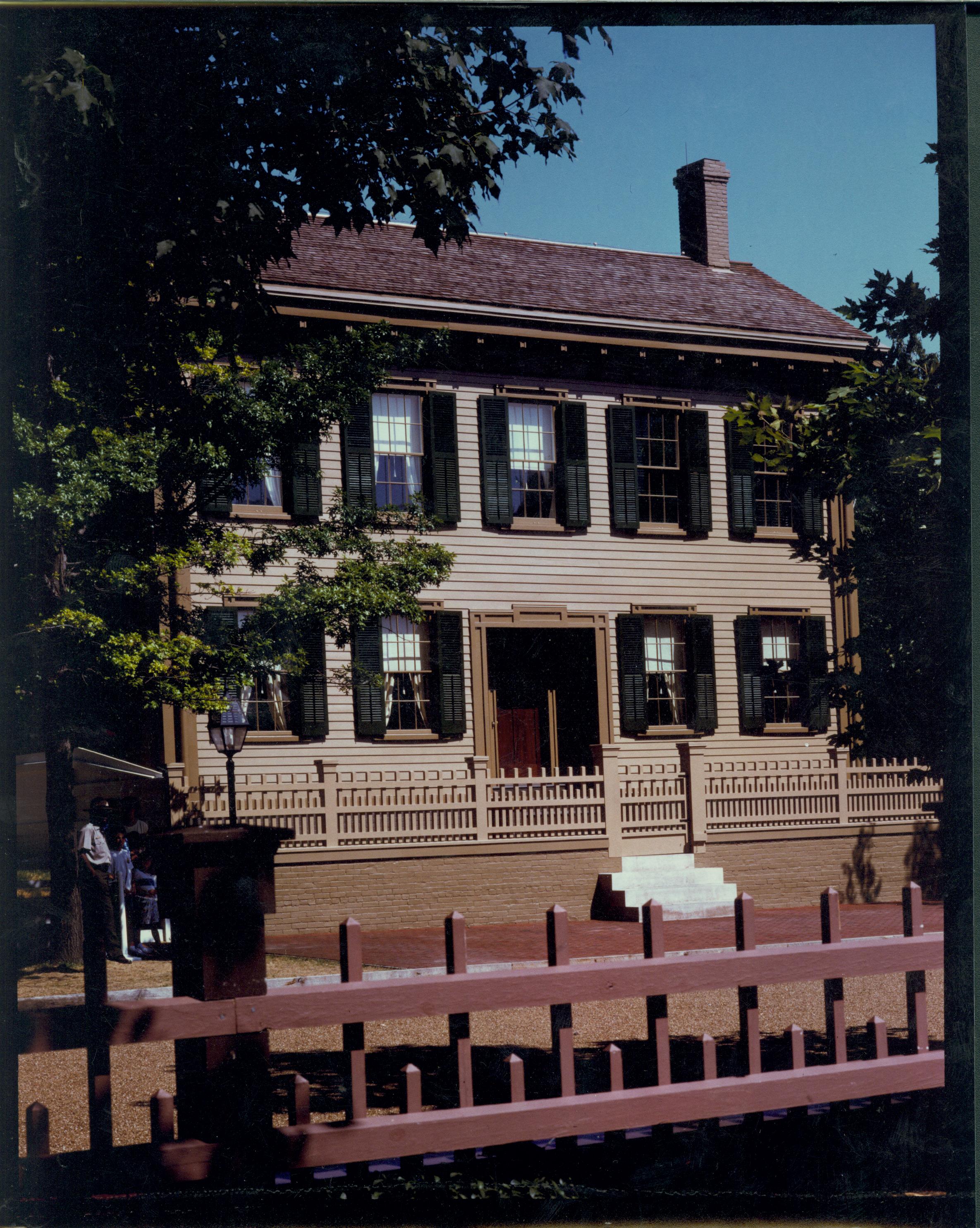 Front of Home (Lincoln) Job#44298,PG41,PIC1 Lincoln Home, Restoration, Exterior 