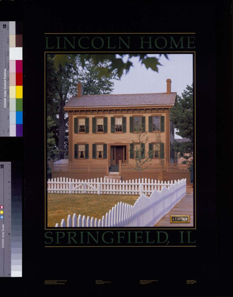 Lincoln Home (Front Outside, Present) Sample for Cover Lincoln Home, Restoration