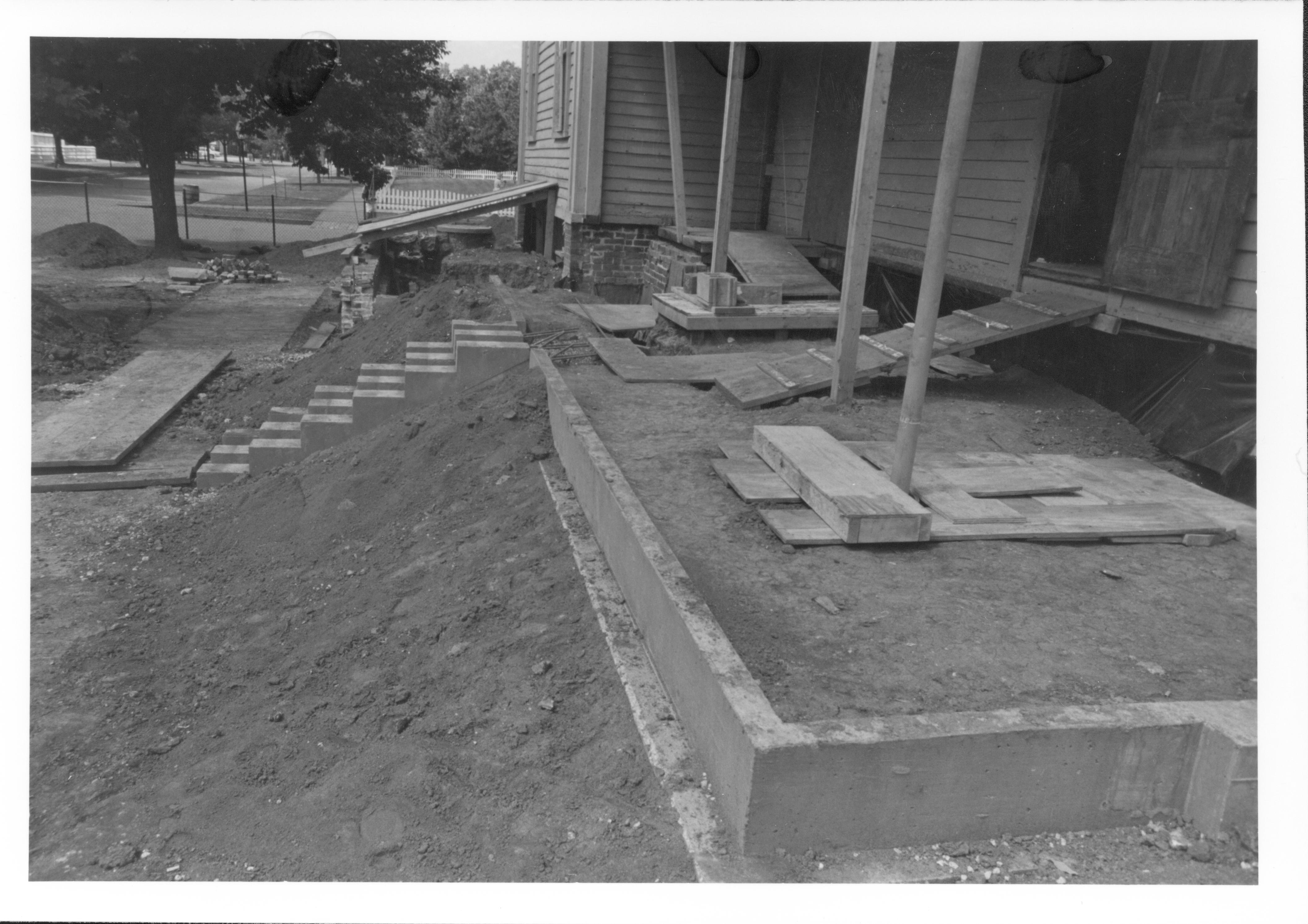 South Porch 10-4, No.4A Lincoln Home, Restoration