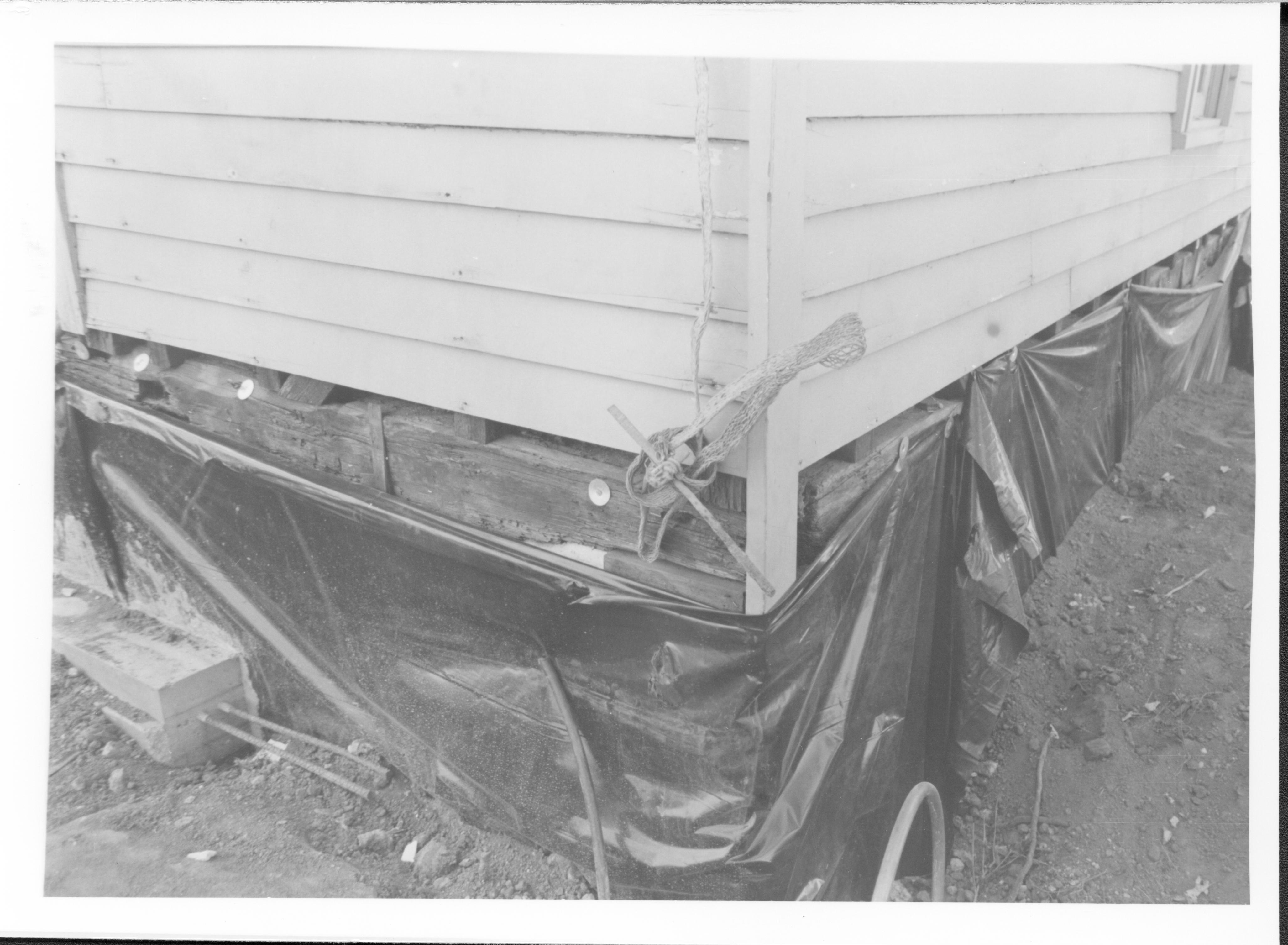 Northeast Corner - Pantry 16-Nov Lincoln Home, Restoration, Northeast Corner, Foundation, Pantry, Wall