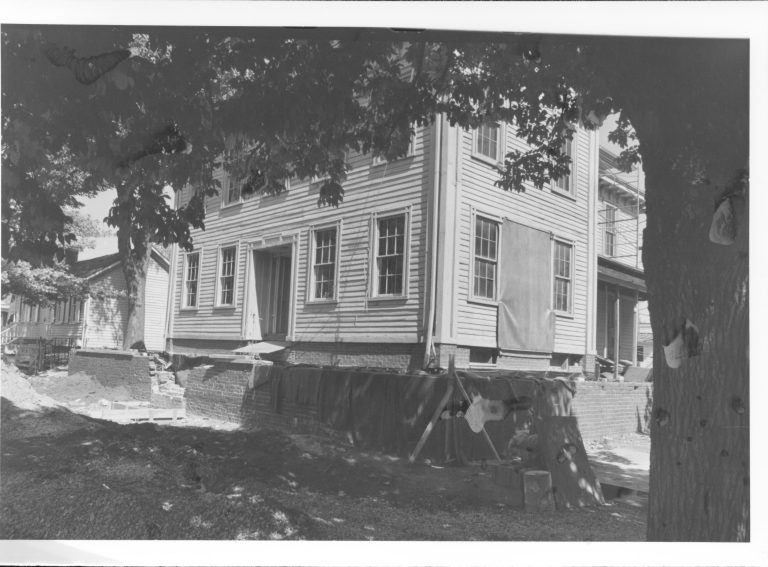 South-West Corner 10-20, No. 20 Lincoln Home, Restoration