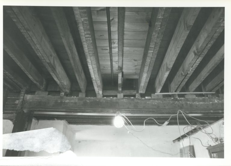 Ceiling R-107 and R-102 17-7, No. 7A Lincoln Home, Restoration