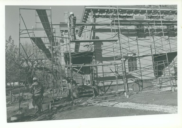 East Side Frame Work for Tent 17-14, No. 14 Lincoln Home, Restoration