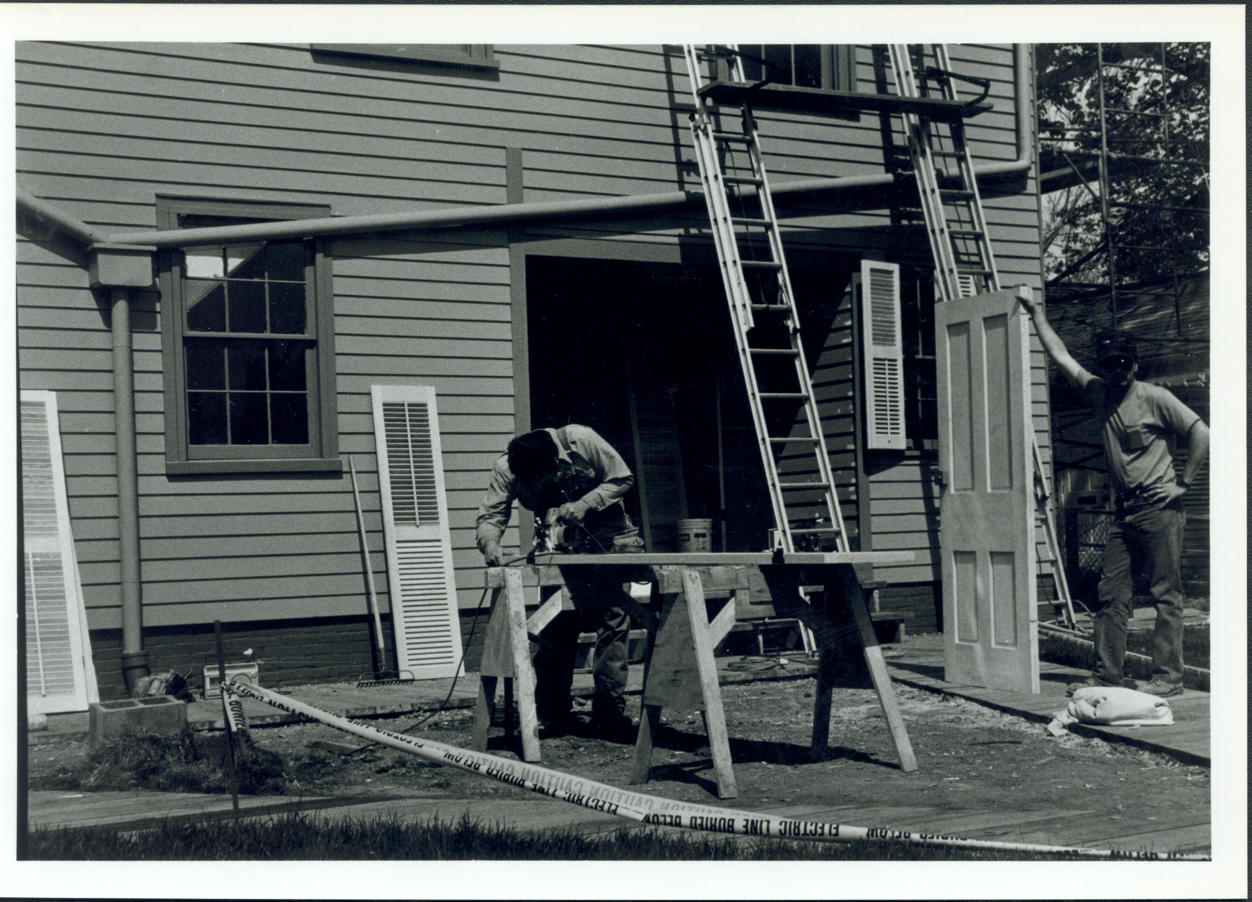 Shutters Lincoln, Home, restoration