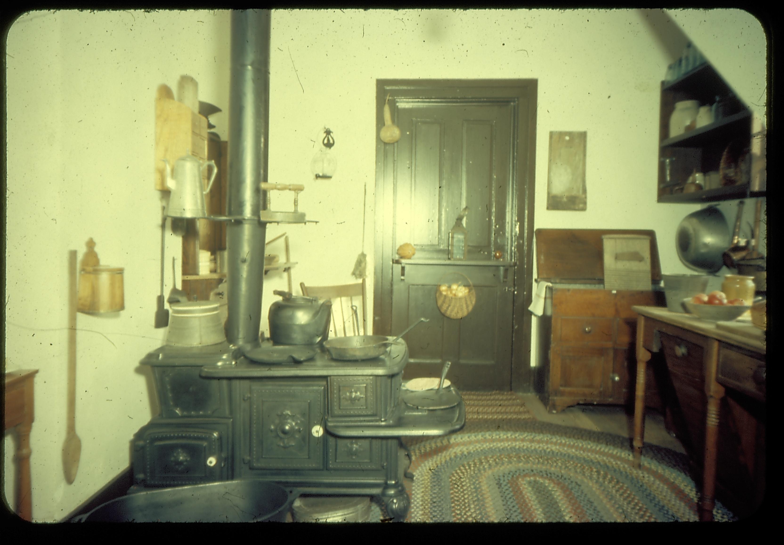 Kitchen - Abraham Lincoln's Home, Springfield, ILL L221 Lincoln Home, Kitchen, furnishings