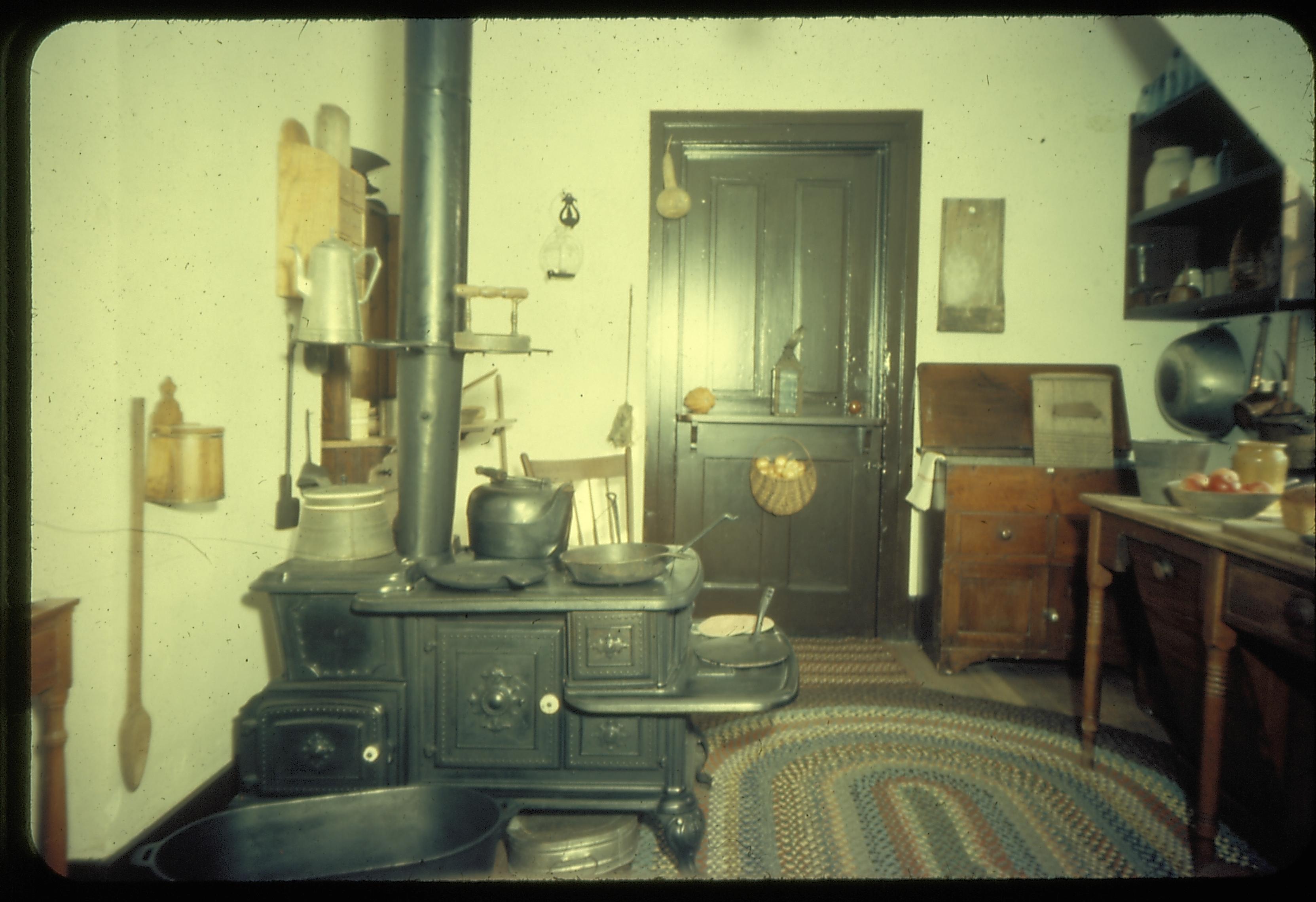 Kitchen - Abraham Lincoln's Home, Springfield, ILL L221 Lincoln Home, Kitchen, furnishings
