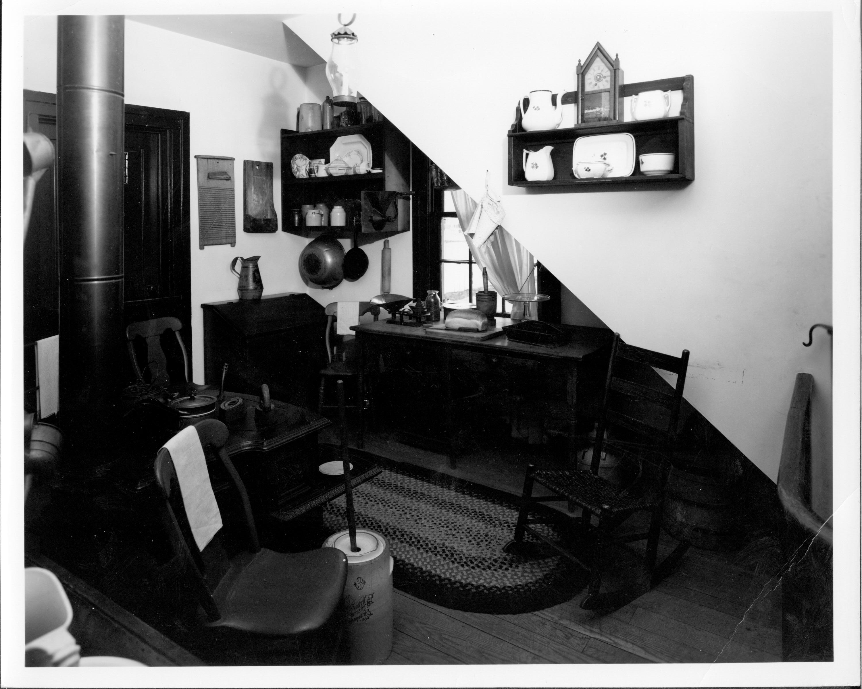 Lincoln's Home #1075-3 Lincoln, Home, kitchen