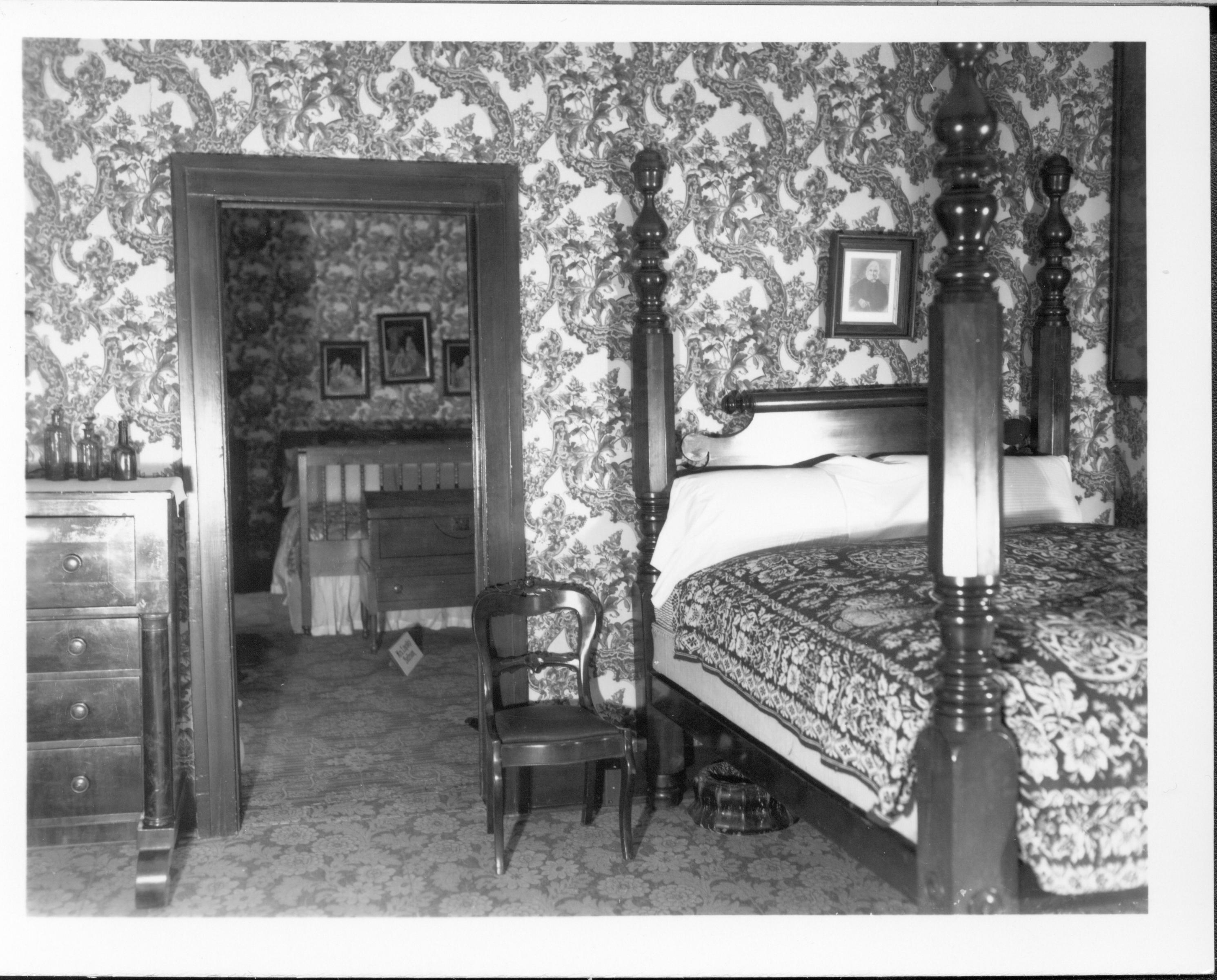 Mr. Lincoln's Bedroom - Lincoln's Home neg.#17, see class.#310 Lincoln Home, Bedroom