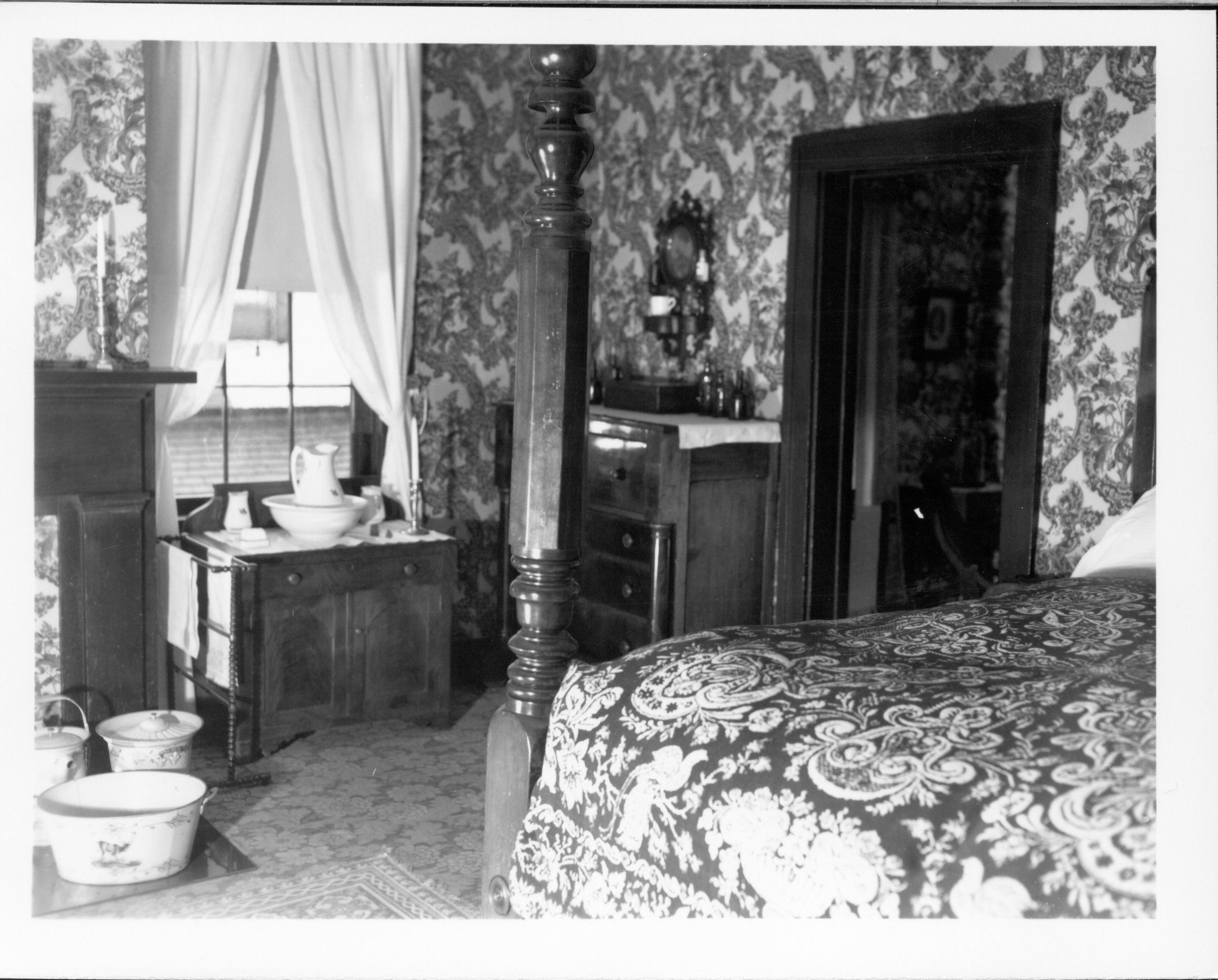 Mr. Lincoln's Bedroom - Lincoln's Home neg.#19, see class.#310 Lincoln Home, Bedroom, furnishings