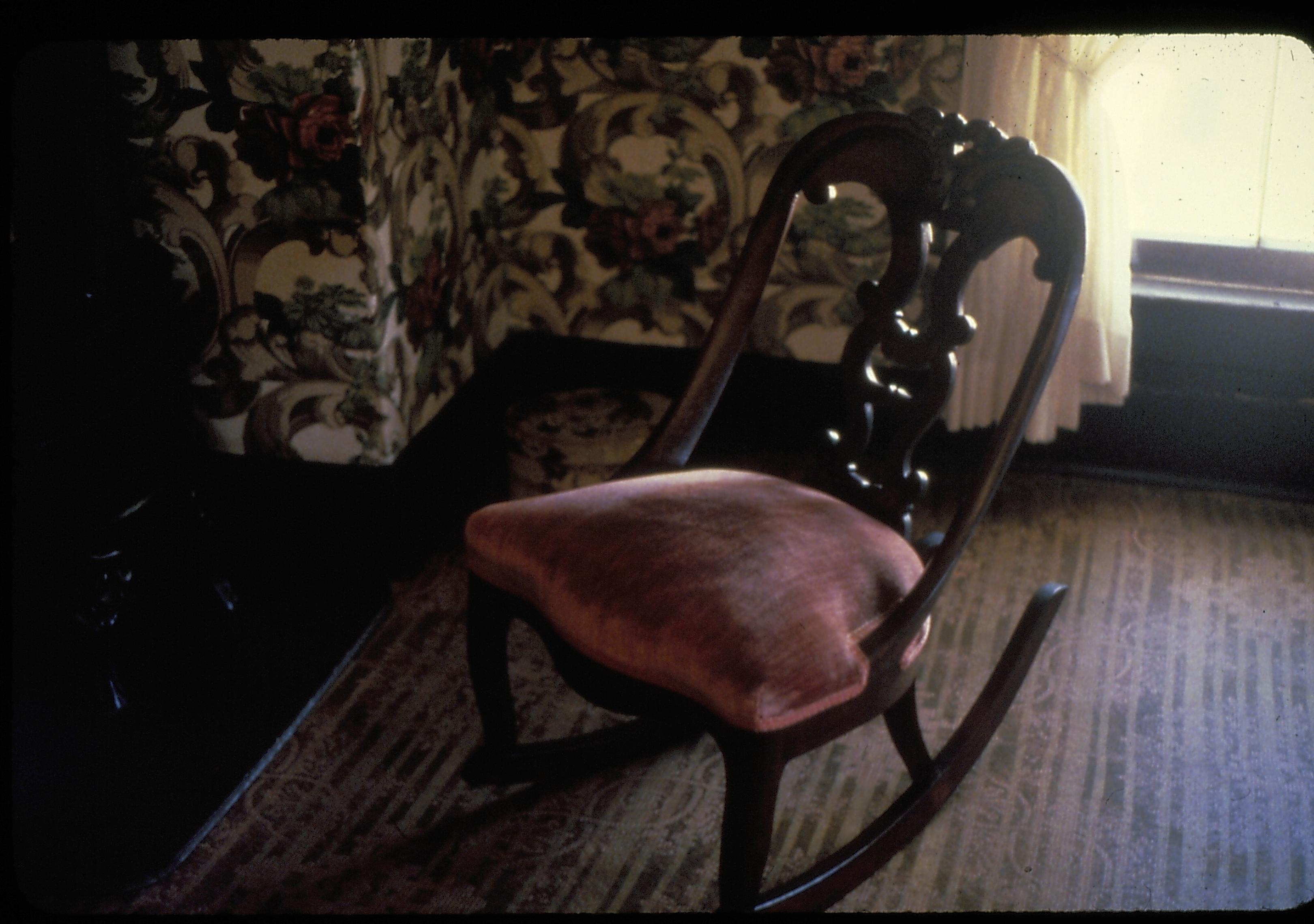 NA Print File Assignment: 202 Mrs. Lincoln Room; 202 Mrs. Lincoln Bedroom, rocking chair