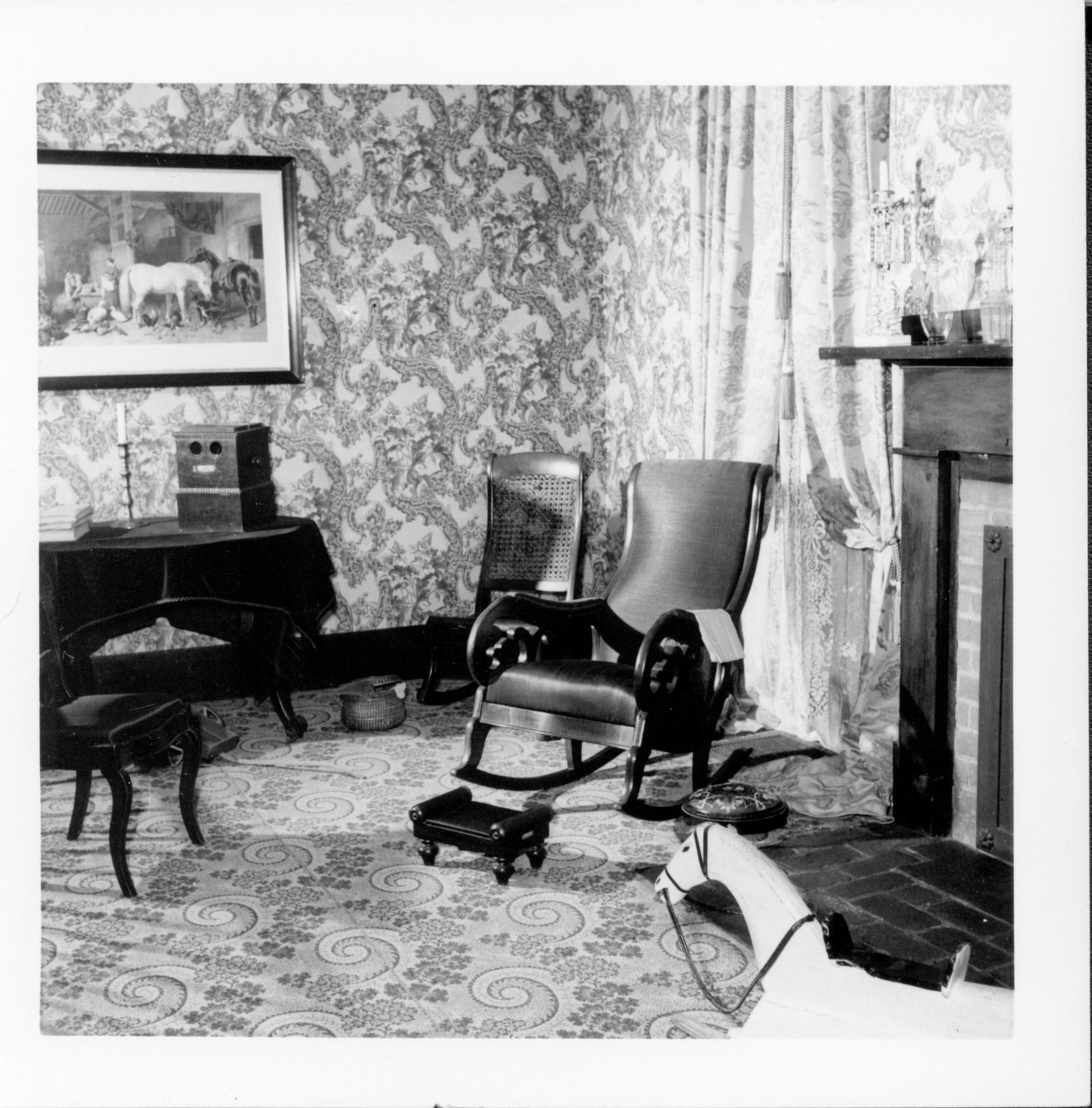 Abes favorite rocker neg#9, class#7 Lincoln Home, Sitting Room, Rocking Chair