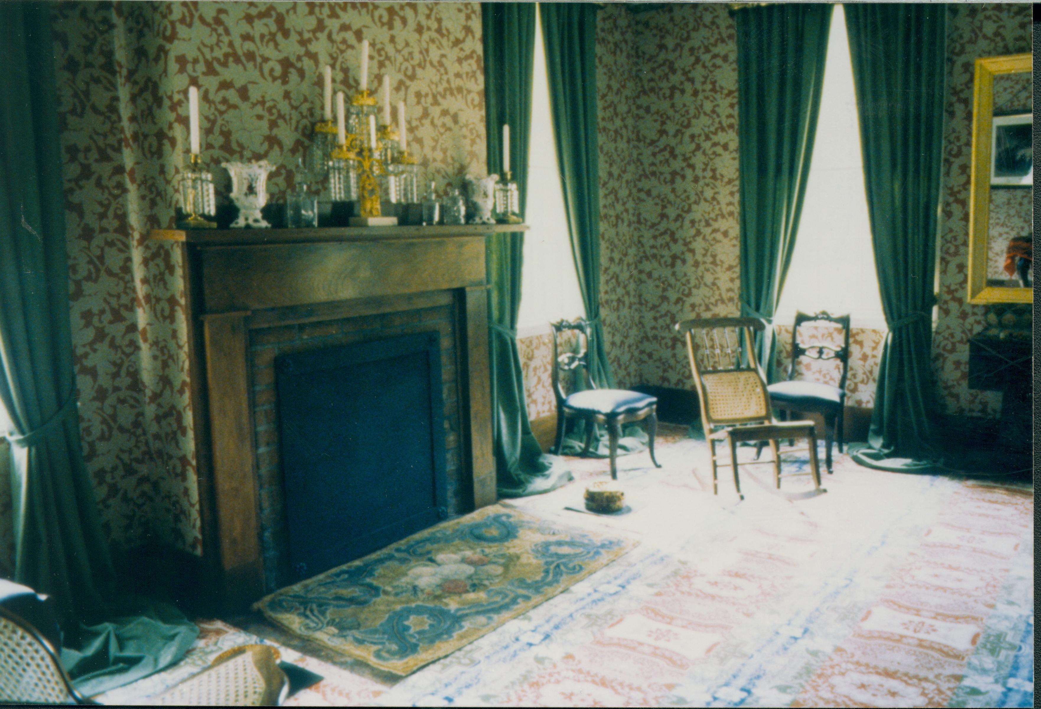 NA Lincoln Home, Sitting Room, Fireplace