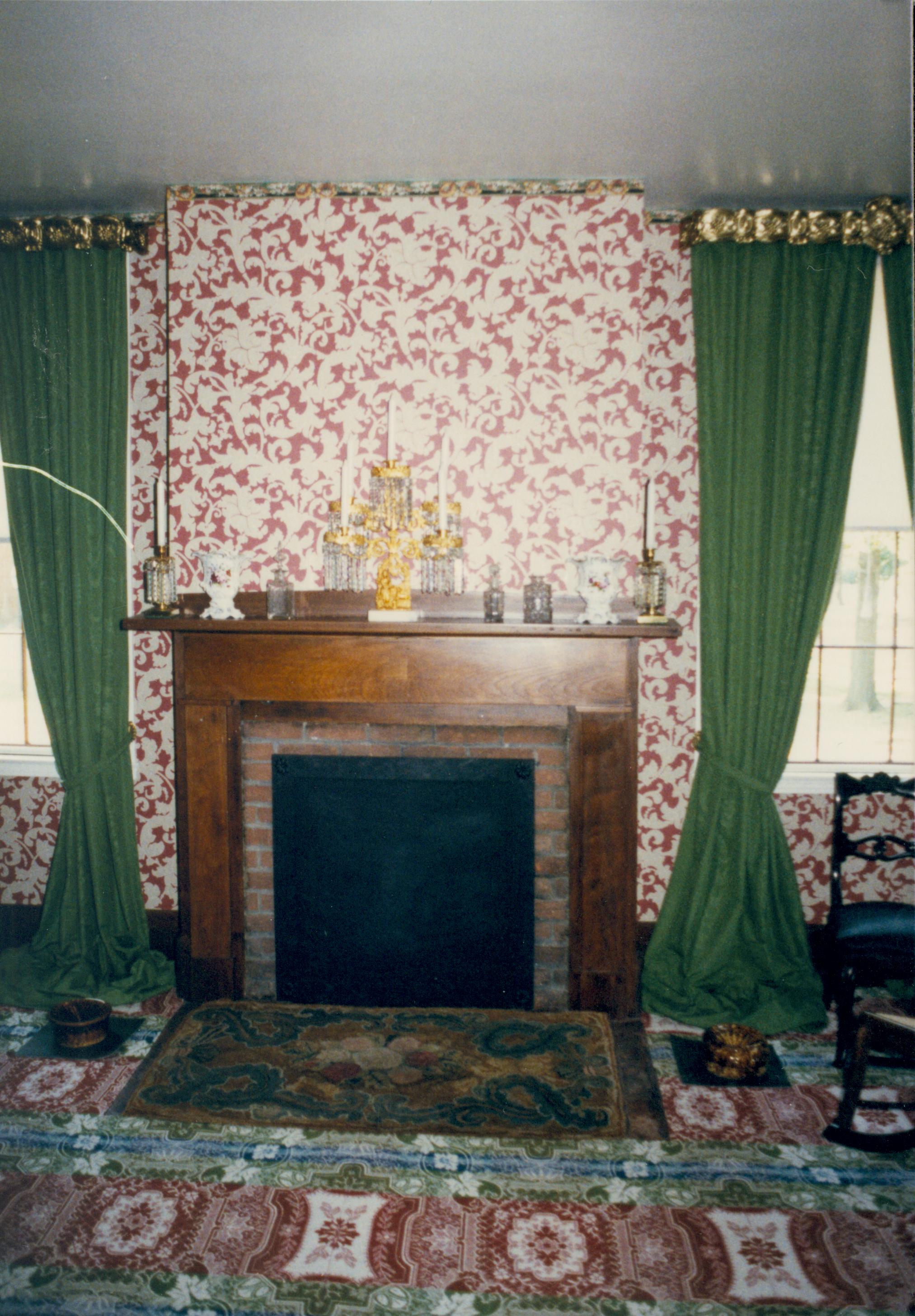 Sitting Room Lincoln Home, Sitting Room, Fireplace