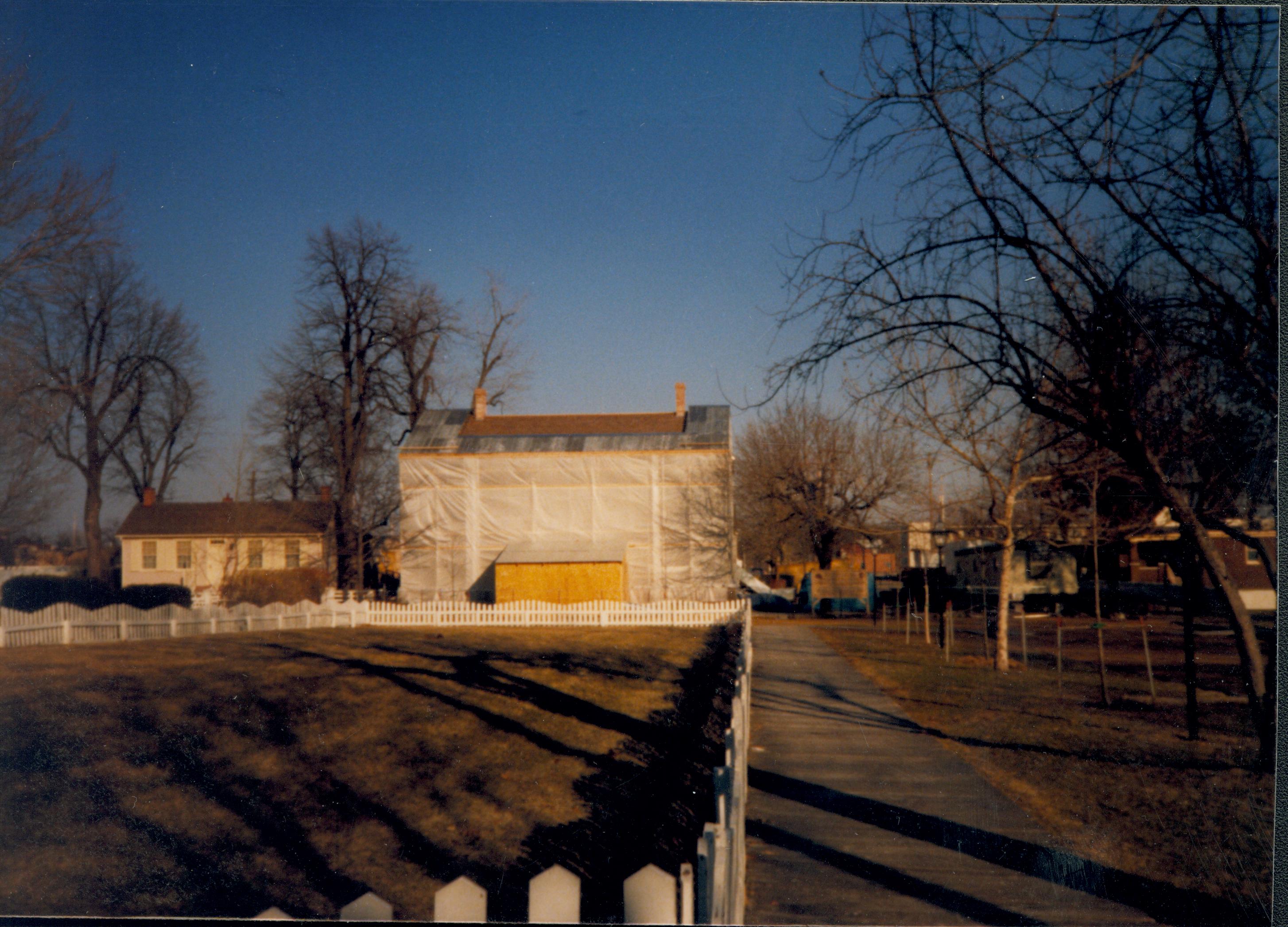 NA Lincoln, Home, Restoration, plastic, covering, tent