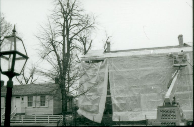 NA Lincoln, Home, Restoration, tent, front