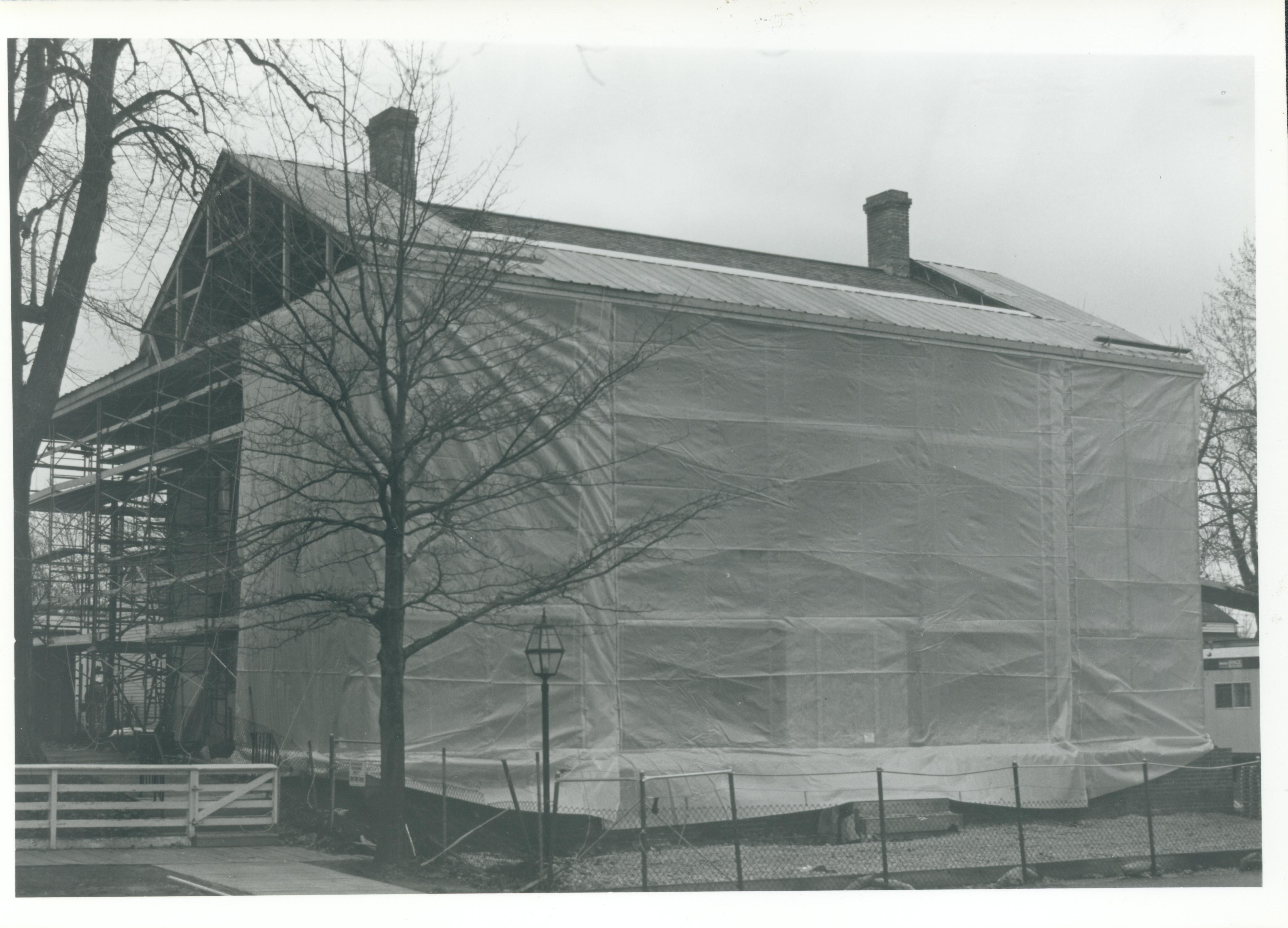 19-7 Lincoln, Home, Restoration, tent, front