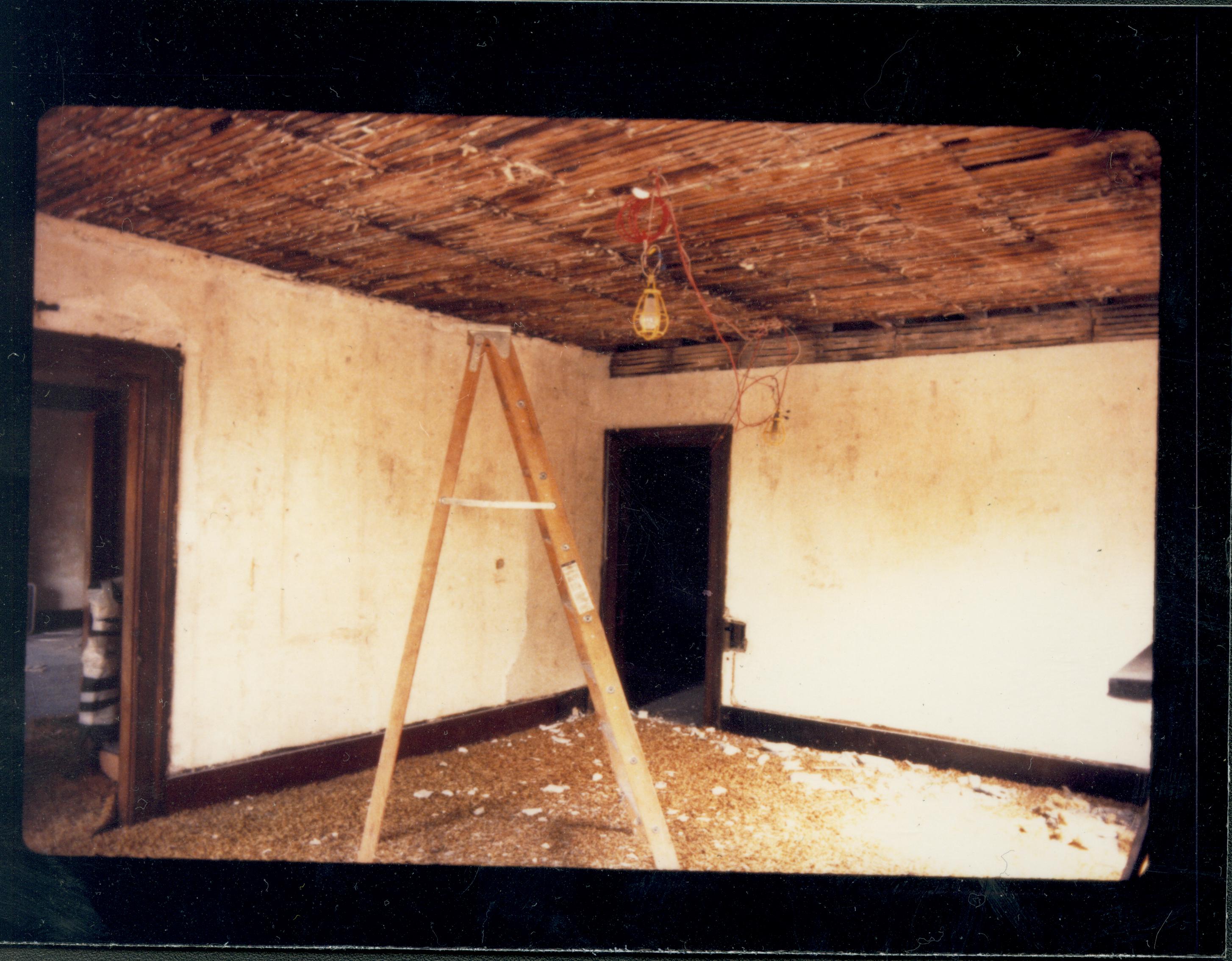 Sitting Room at early stage of restoration. 2 Lincoln, Home, restoration, room, sitting