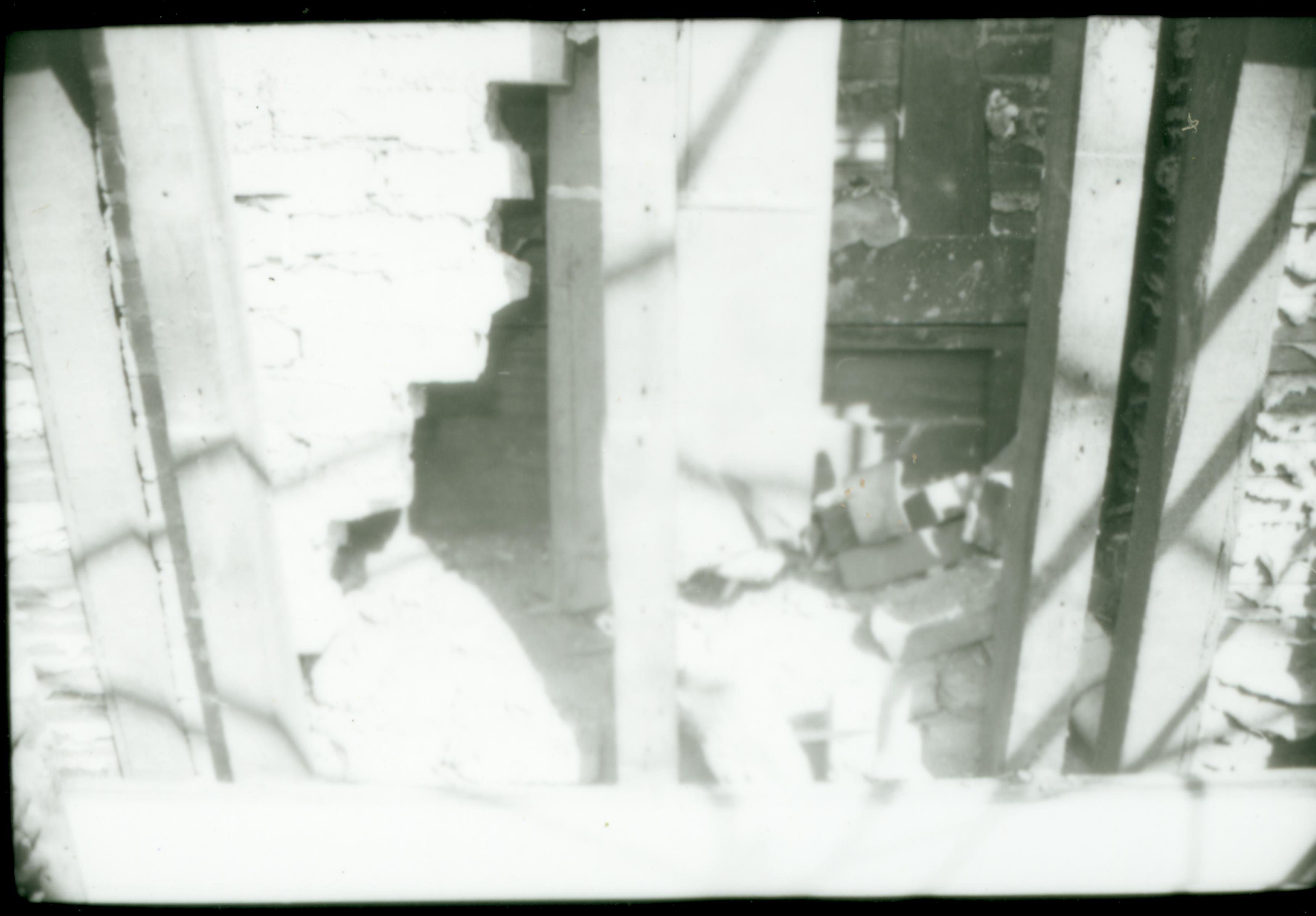 NA (neg. contact sheet) 9-85 LIHO Sitting Room fireplace Lincoln, Home, restoration, sitting, room, fireplace