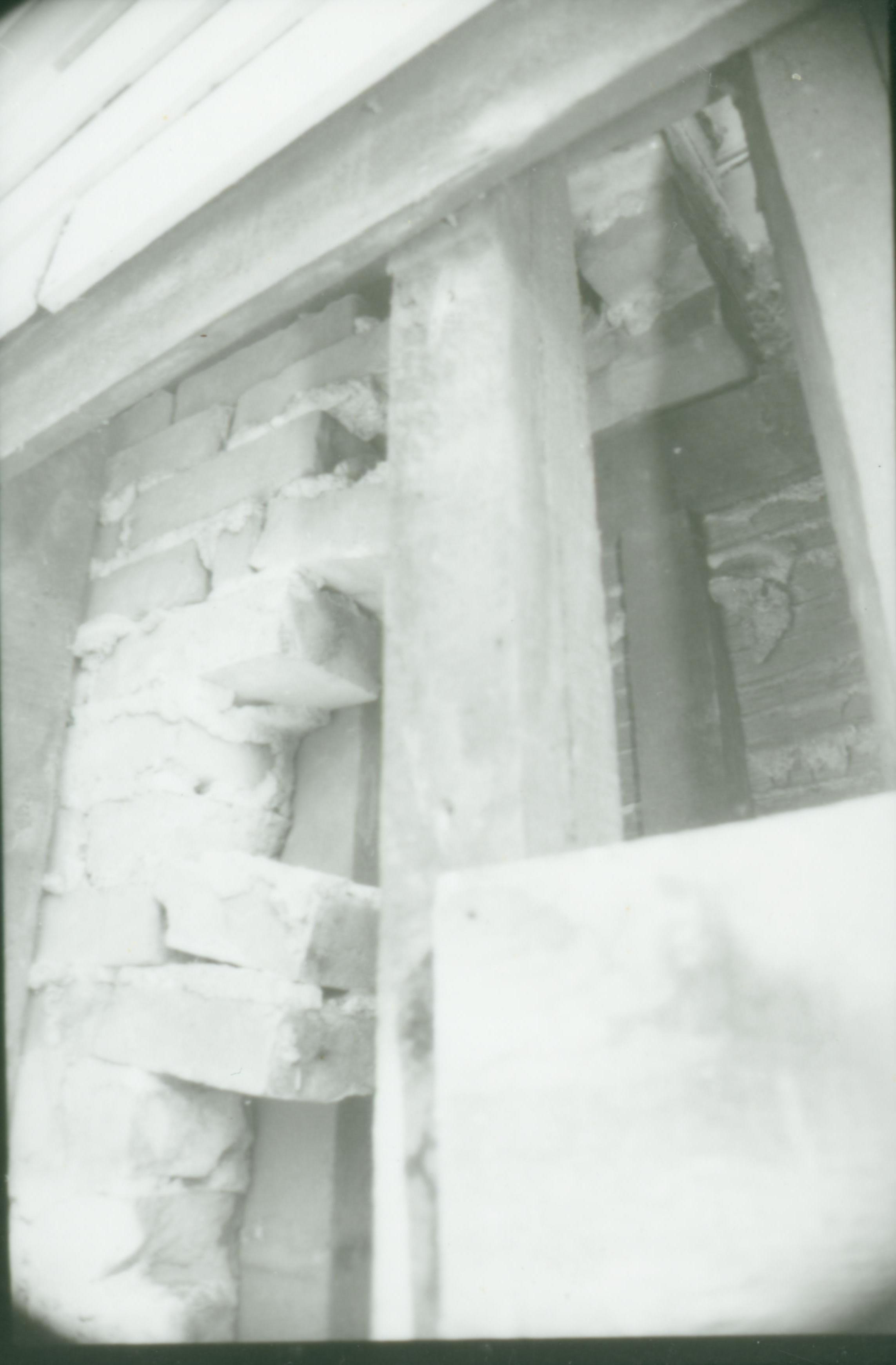 NA (neg. contact sheet) 9-85 LIHO Sitting Room fireplace Lincoln, Home, restoration, sitting, room, fireplace