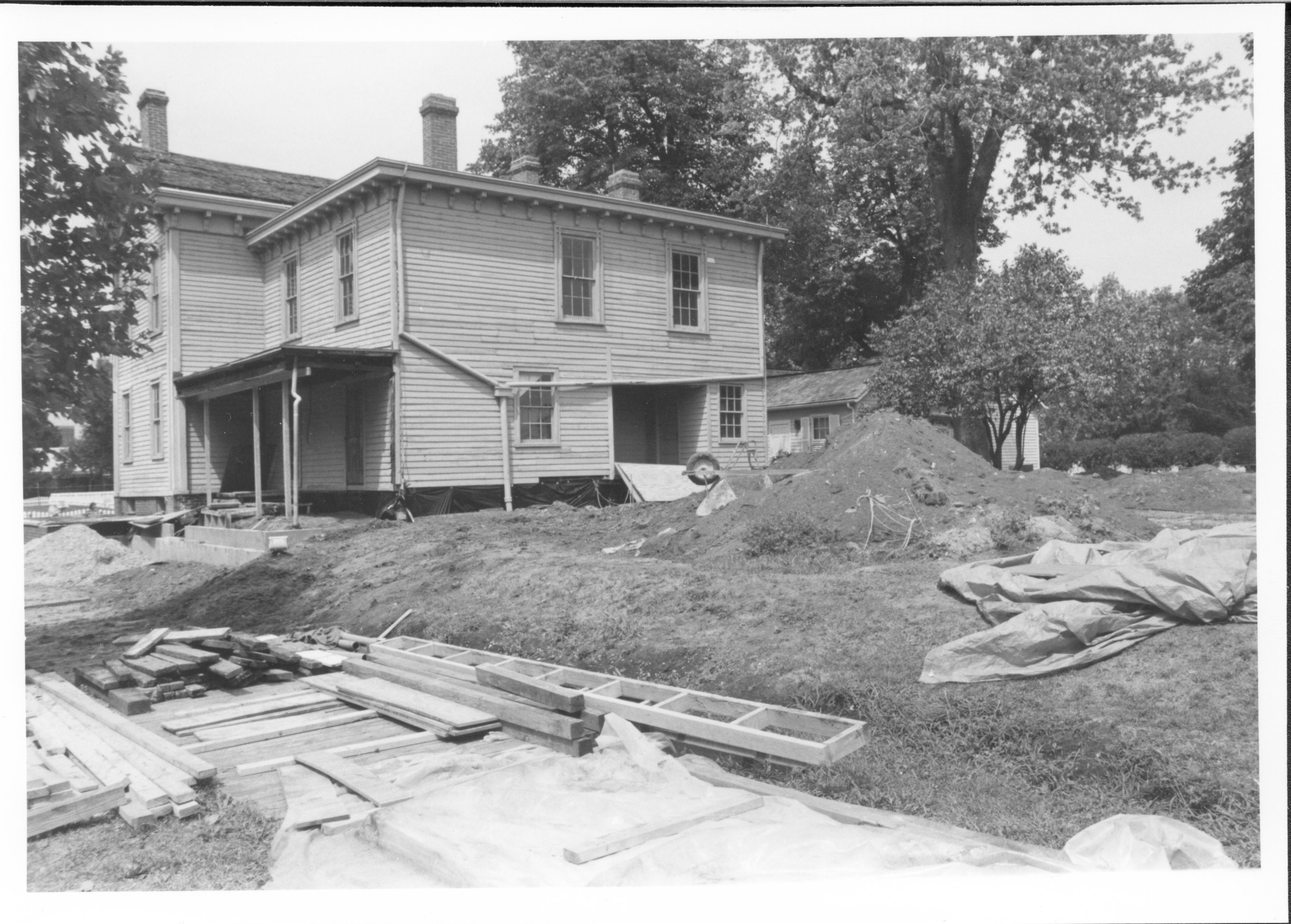 Back of Home 15-May Lincoln, Home, restoration, back