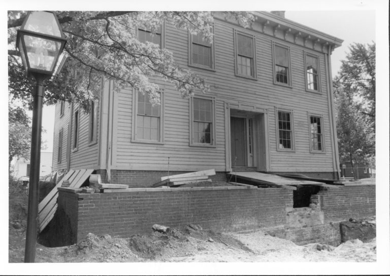 Front No. 7, File 5-4 Lincoln, Home, restoration