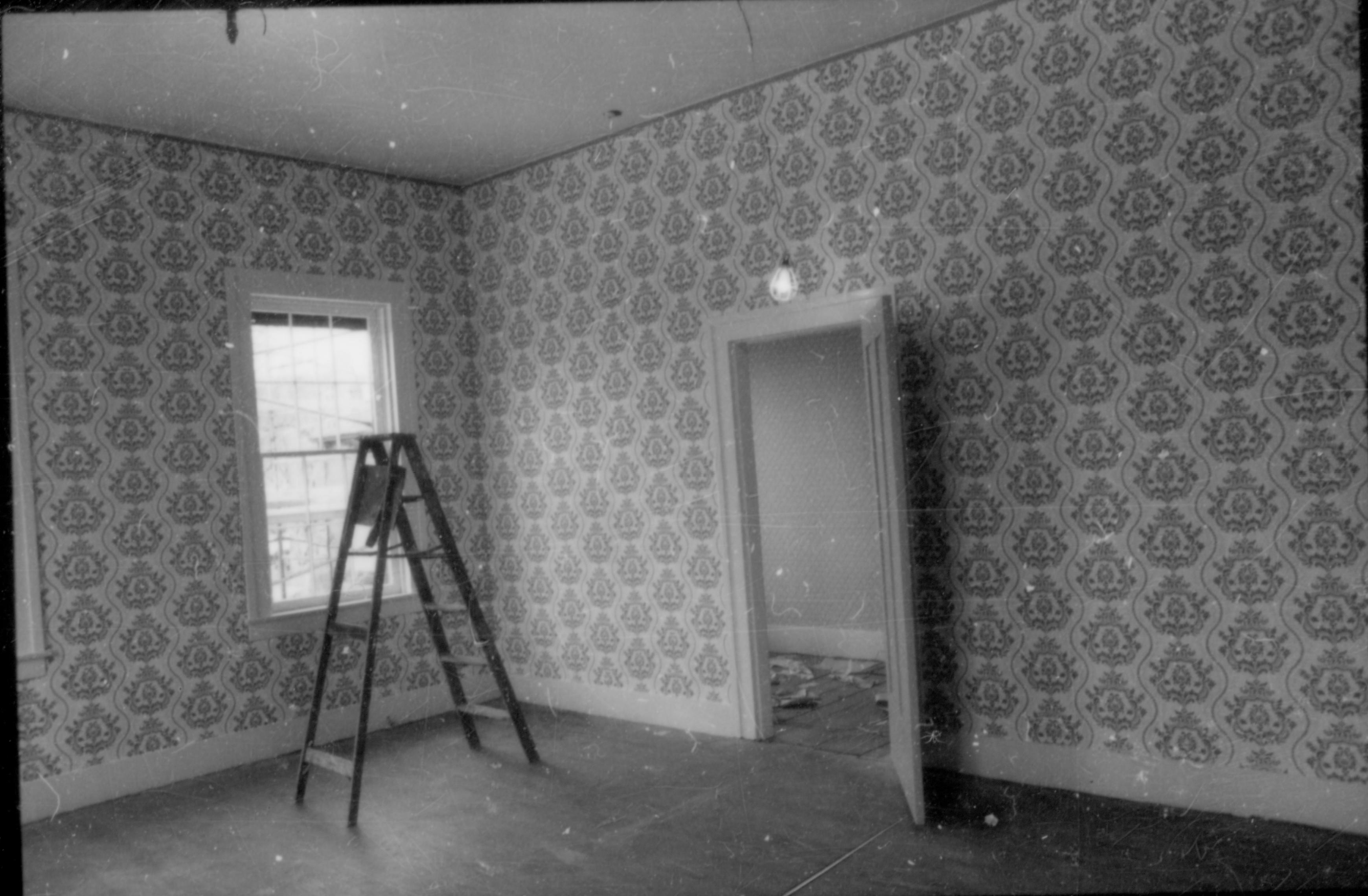 NA neg. contact sheet (Home Restoration - Wallpaper Home) Lincoln, Home, Restoration, bedroom, robert, guest