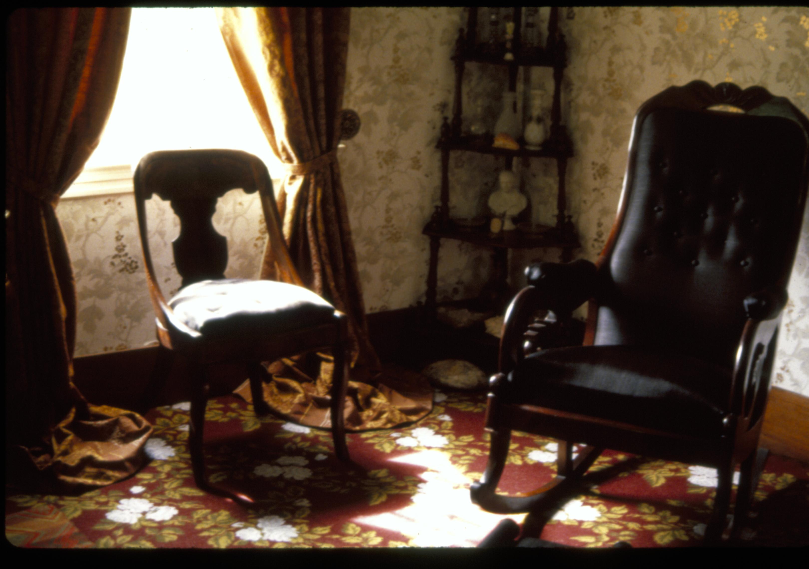 NA Lincoln, Home, Restoration, front, parlor, chair