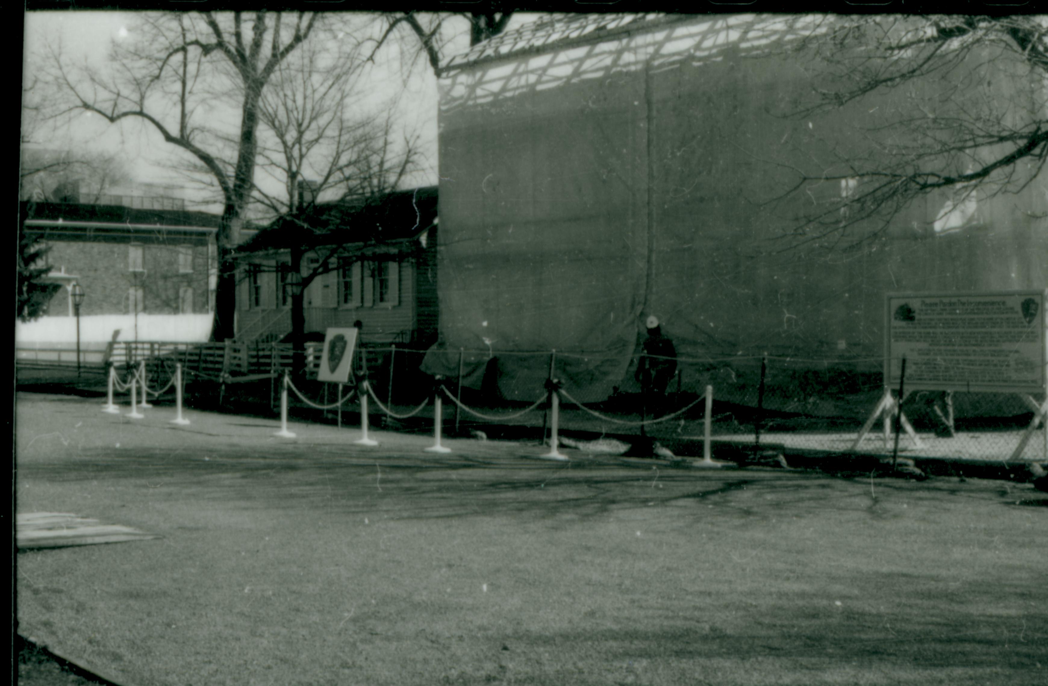 NA Neg. sleeve (Home Restoration - Tent Off Cer. - File No. 7)  Restoration, Lincoln, Home, tent