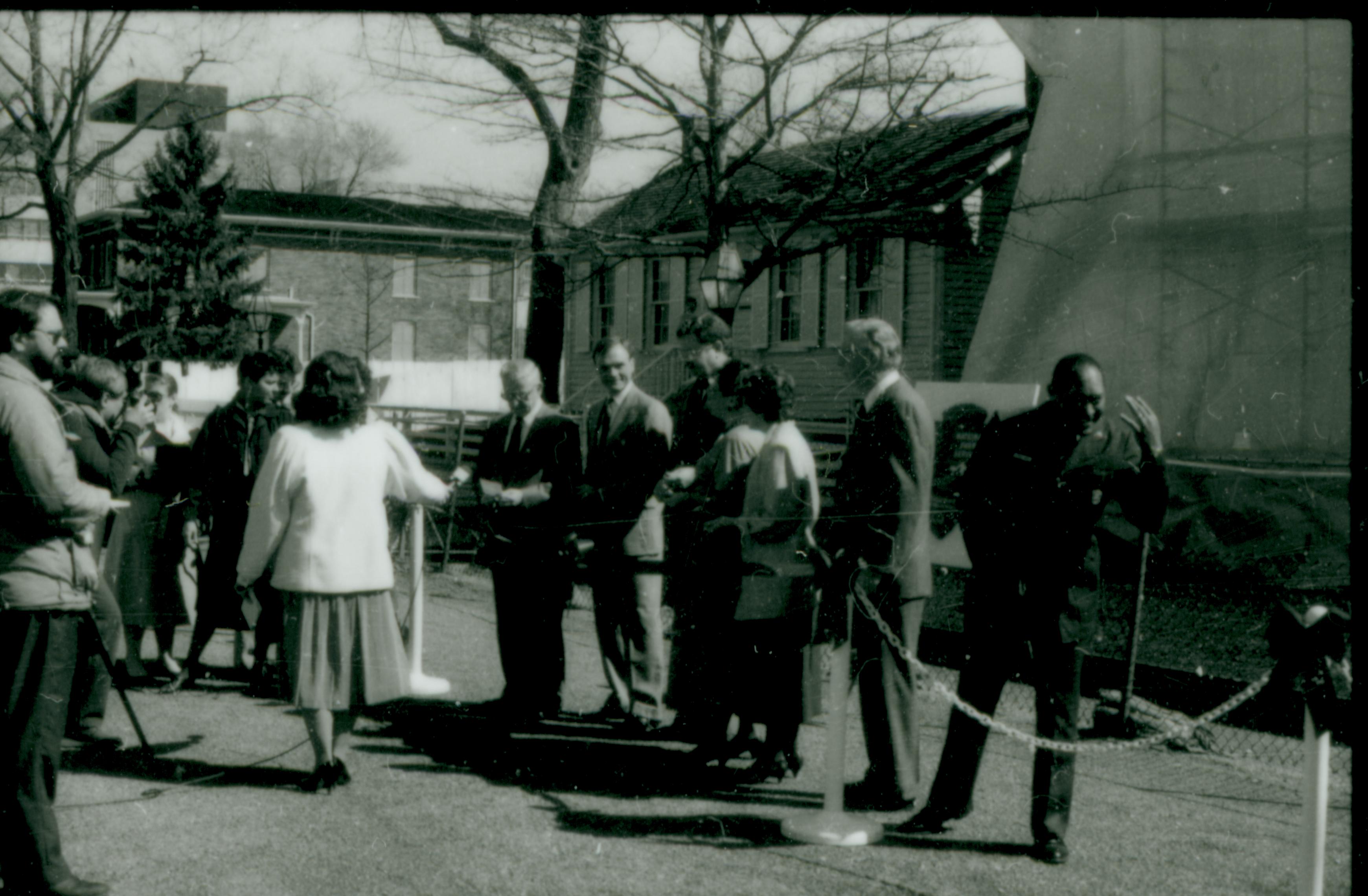 NA Neg. sleeve (Home Restoration - Tent Off Cer. - File No. 7)  Restoration, Lincoln, Home, tent