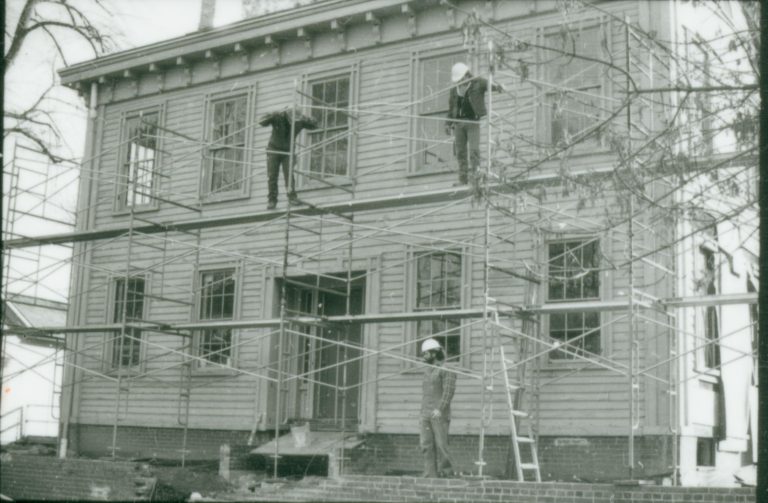 NA neg. contact sheet (Home Restoration) Lincoln, Home, front