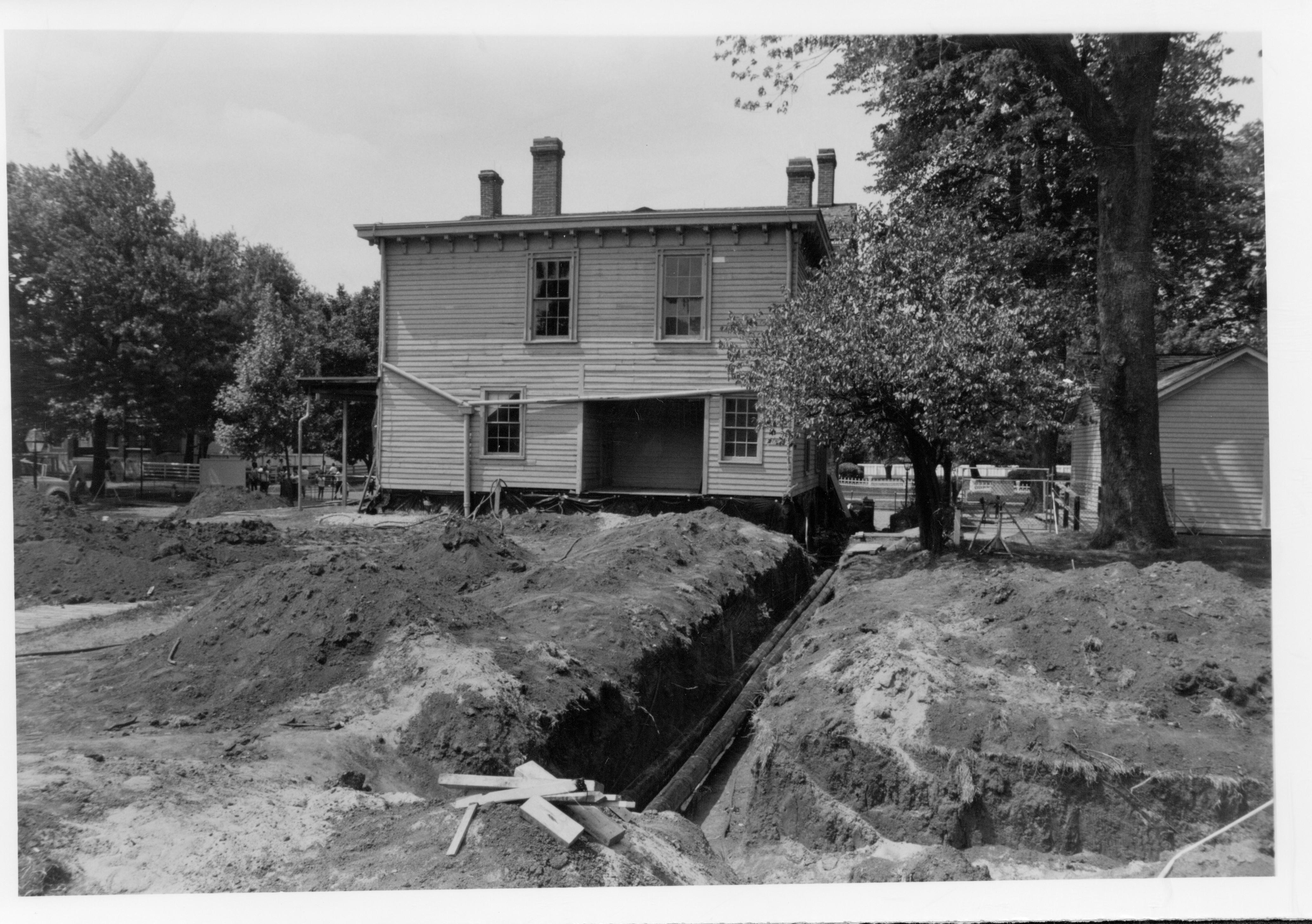 Backyard No. 11, File 7-11 Lincoln, Home, restoration, back