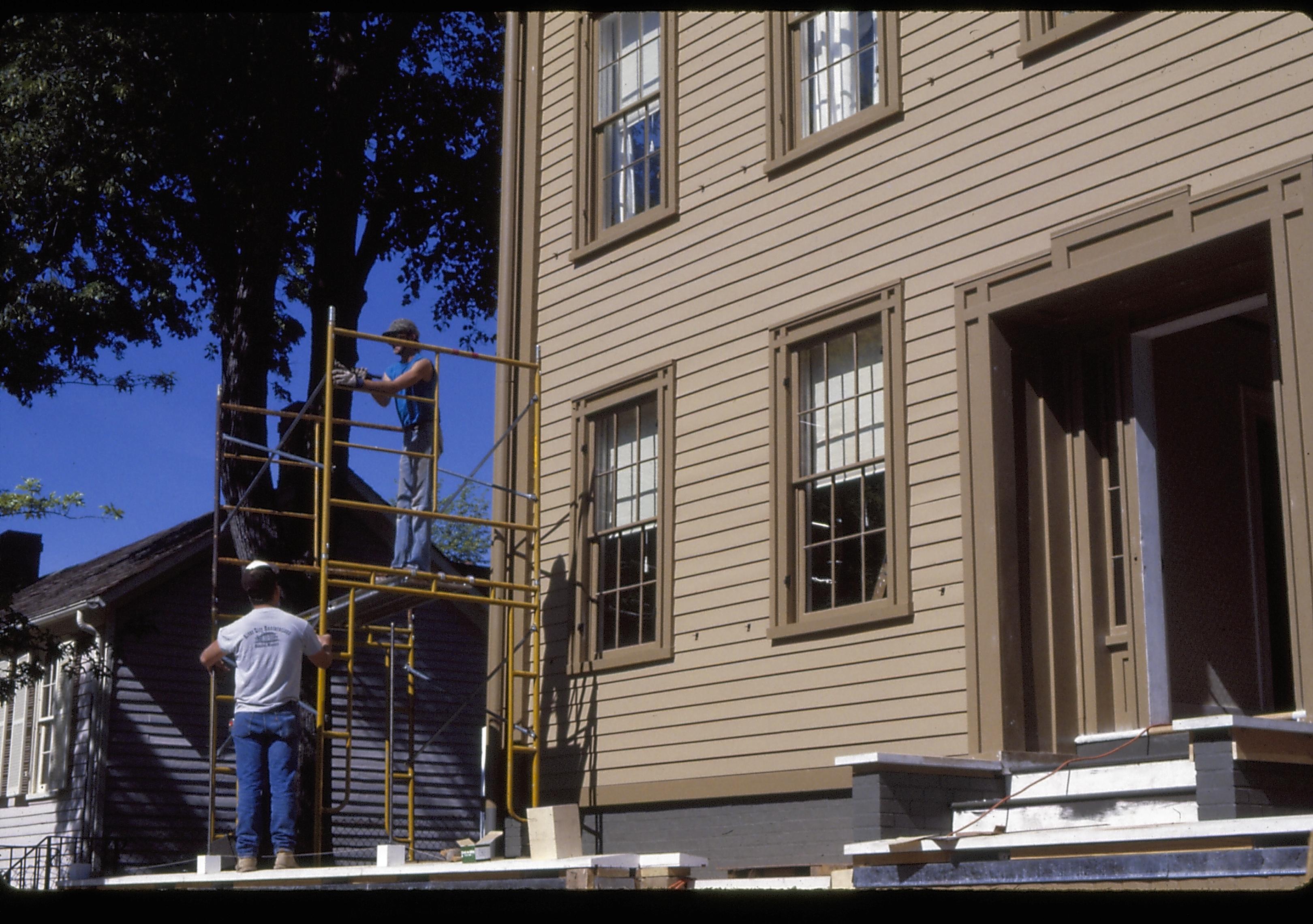 NA slide sleeve (Lincoln Home Restoration - Master) Lincoln, Home, Restoration, scaffolding