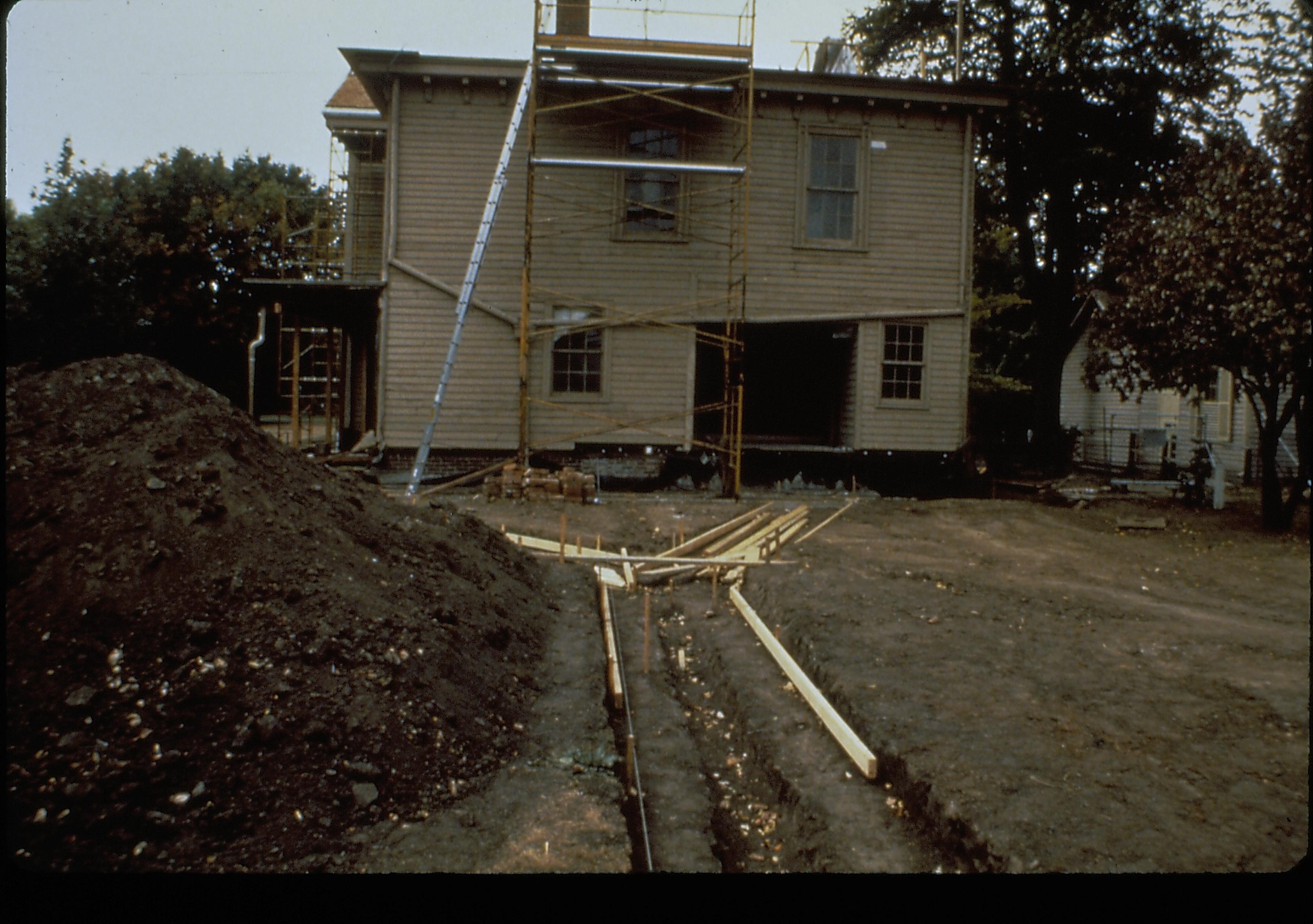NA Lincoln, Home, Restoration, scaffolding