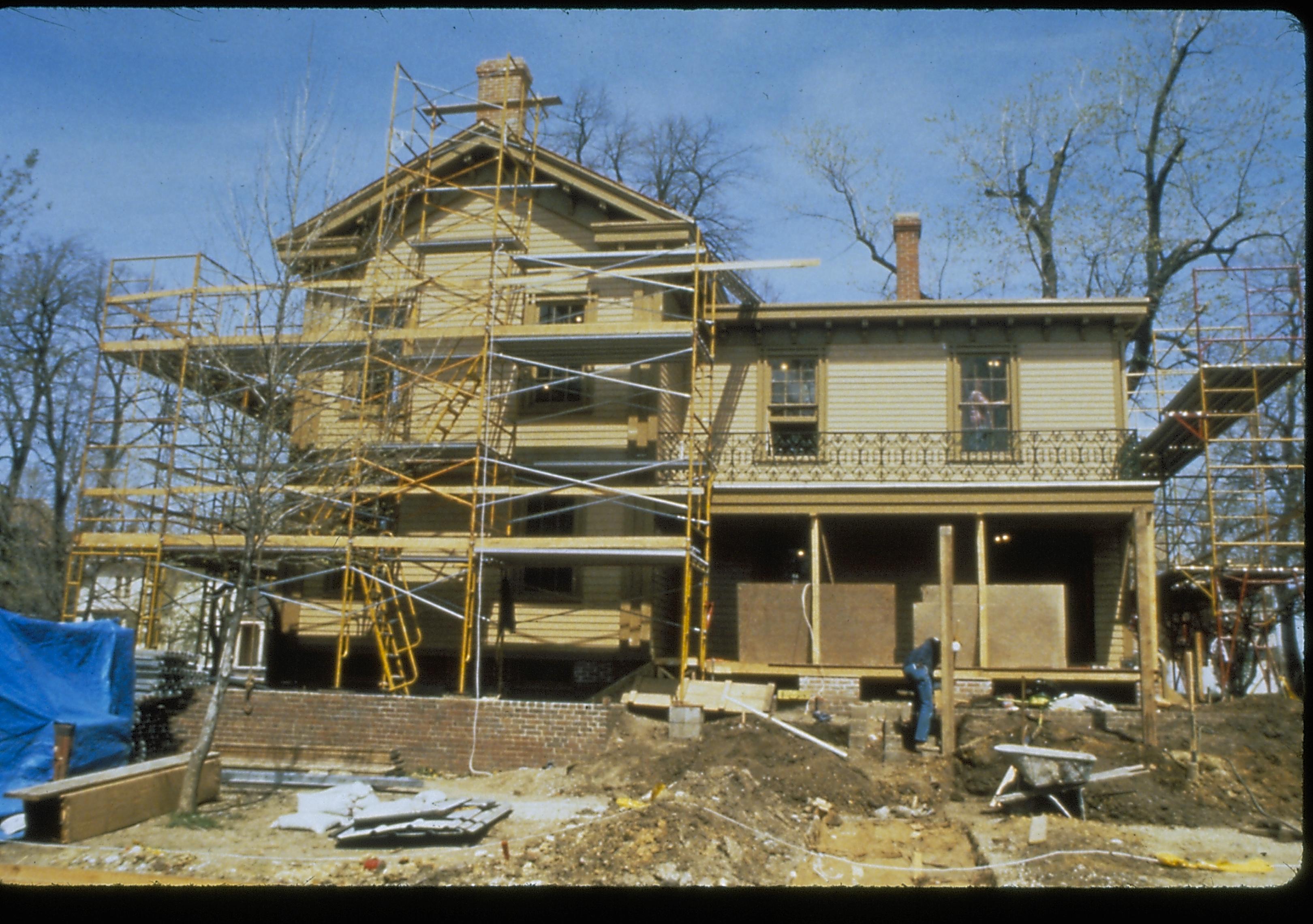 NA slide sleeve (No.2) Lincoln, Home, scaffolding, Restoration