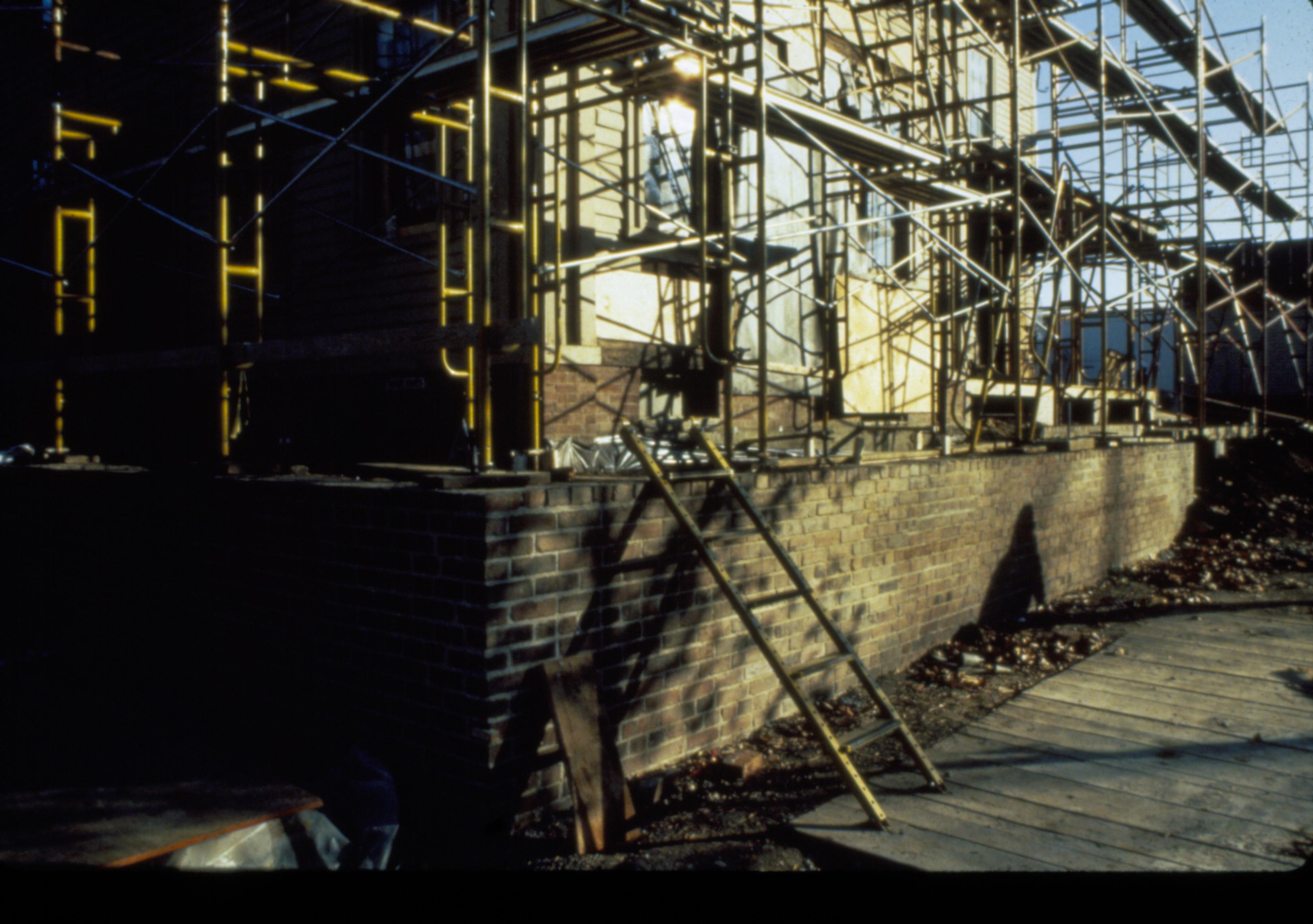 NA slide sleeve (Duplicates - Lincoln Home Restoration - Duplicates) Lincoln, Home, Restoration, scaffolding