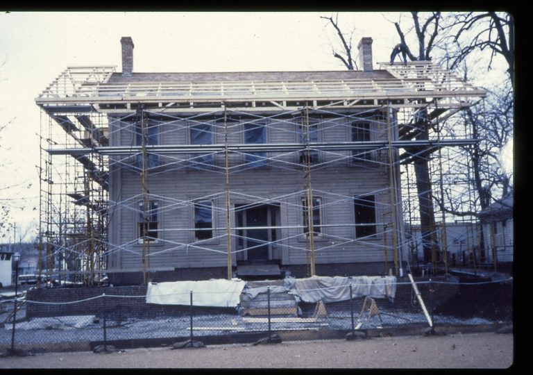 NA slide sleeve (MASTER Lincoln Home Restoration) Lincoln, Home, Restoration, scaffolding