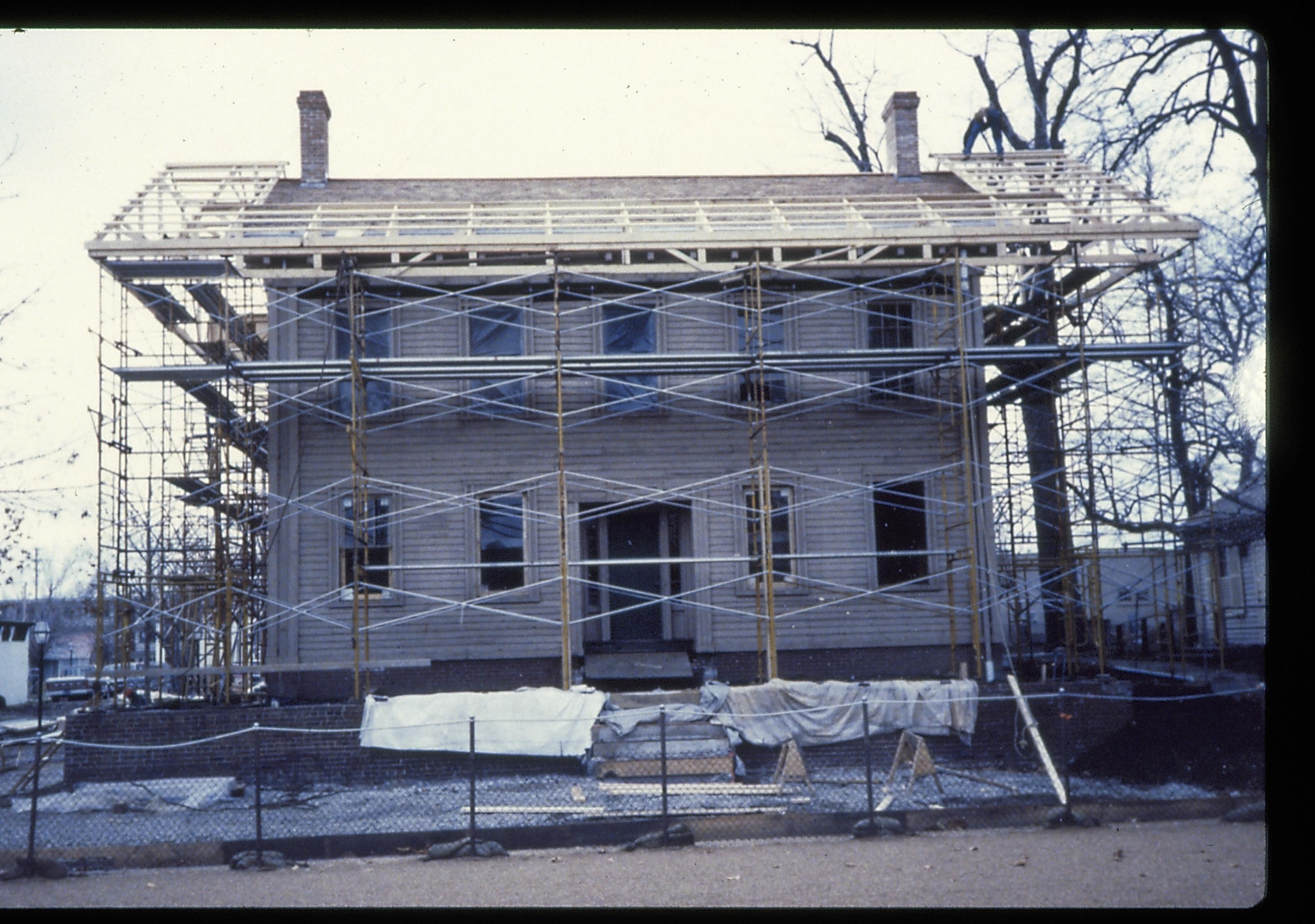 NA slide sleeve (MASTER Lincoln Home Restoration) Lincoln, Home, Restoration, scaffolding