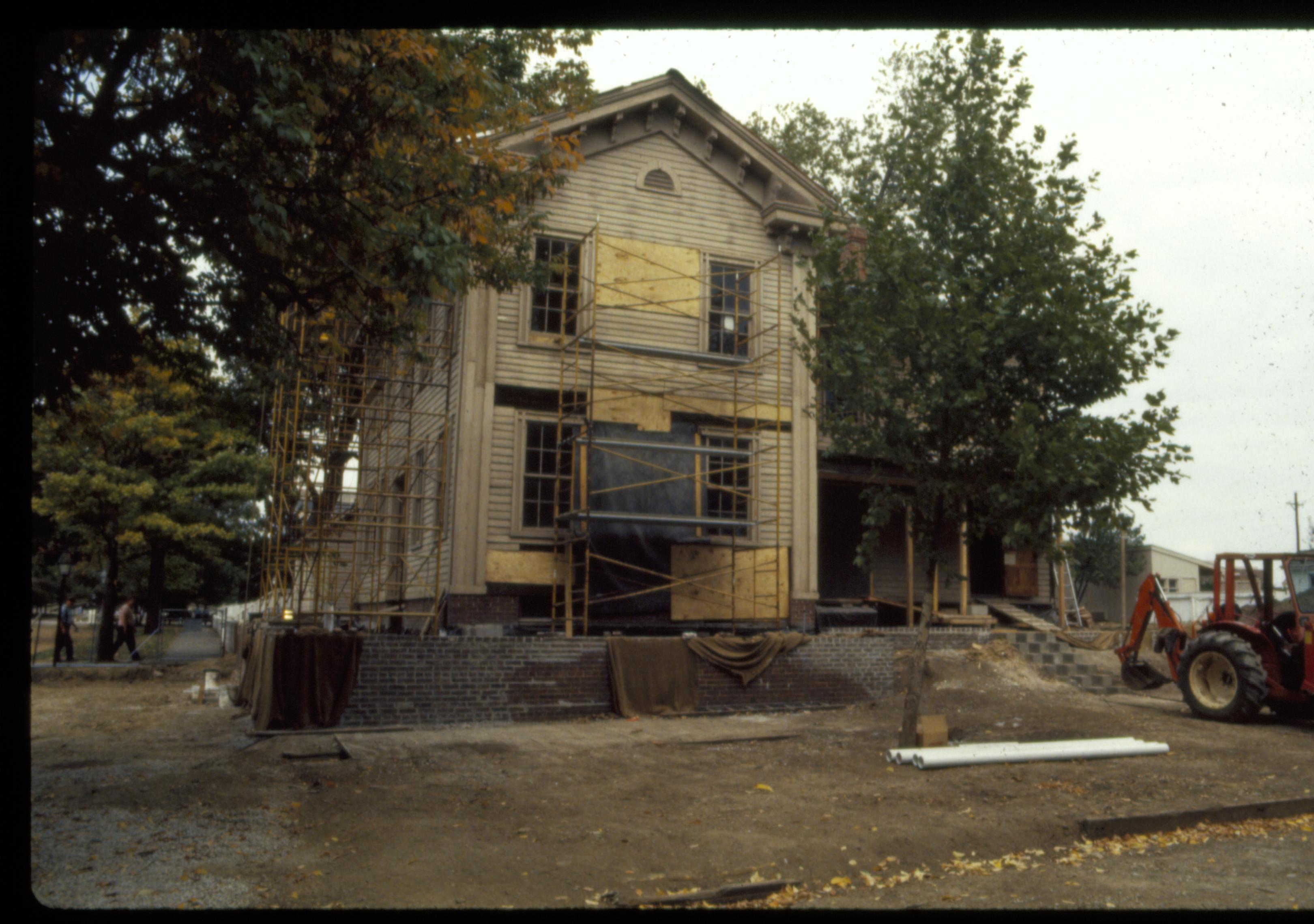 NA slide sleeve (MASTER Home Lincoln Home Restoration) Lincoln, Home, Restoration, scaffolding